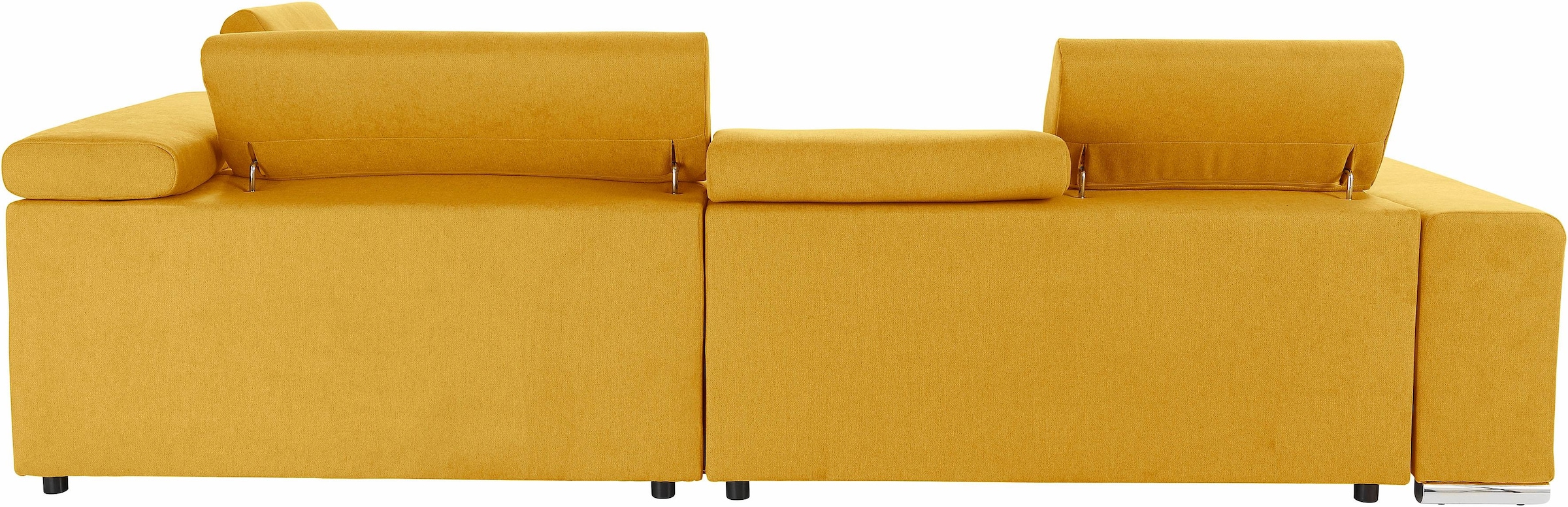exxpo - sofa fashion Ecksofa Elias, L-Form, mit Kopf- bzw. Rückenverstellung, wahlweise mit Bettfunktion