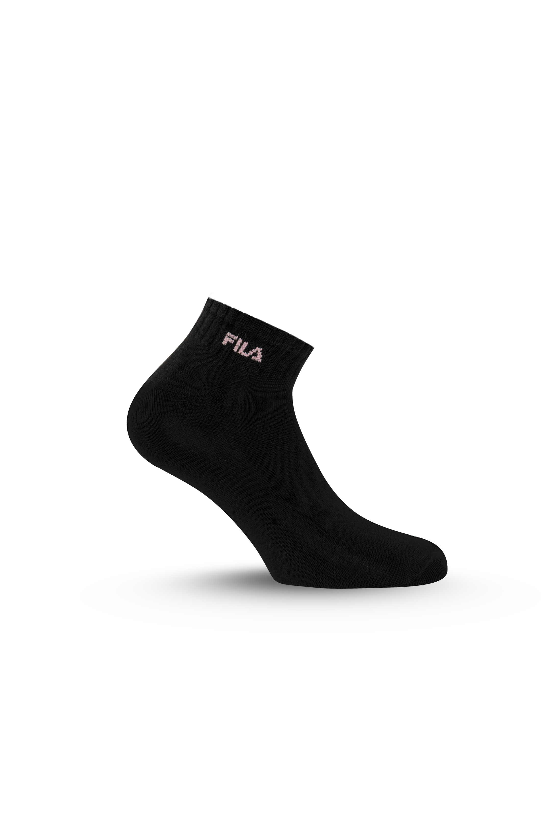 Fila Chaussettes courtes 6 Paar,  Cotton-Mix, Rippenbündchen, Logoschriftzug, Multipack
