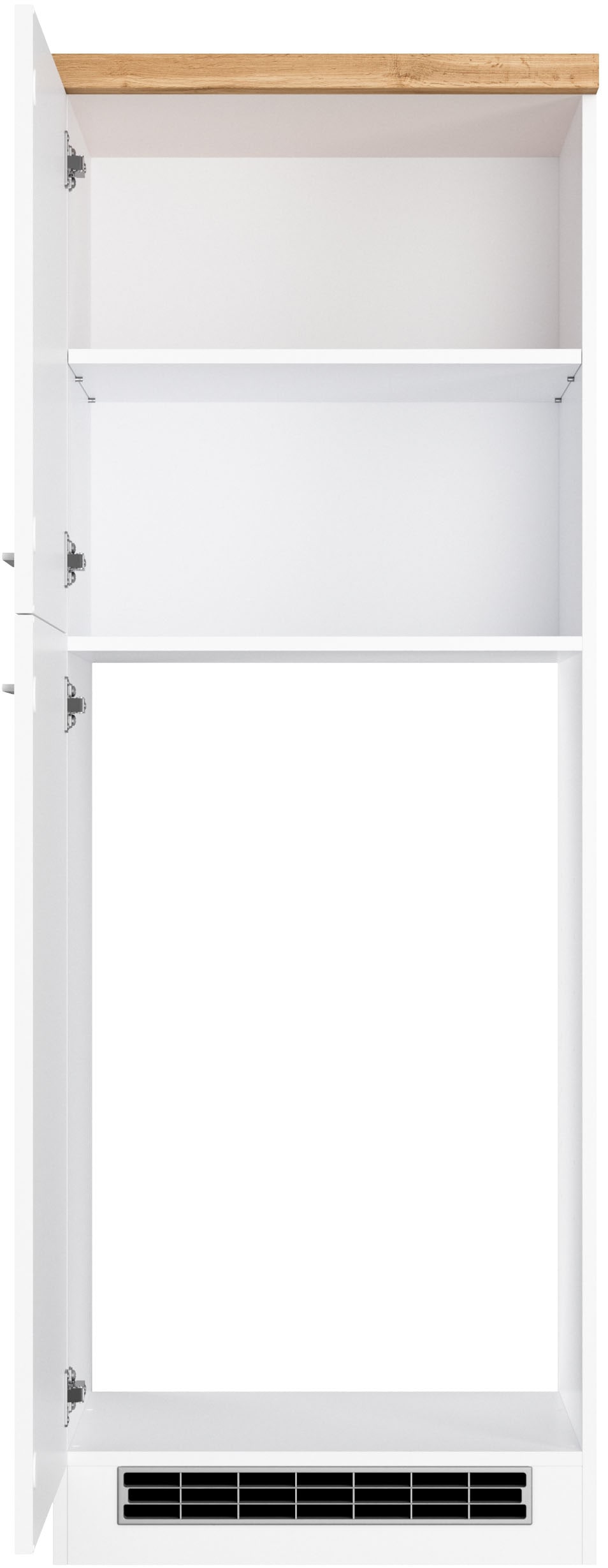 KOCHSTATION Kühlumbauschrank »KS-Milan« Kühlschrankumbau 60 cm, matte oder hochglänzende Fronten