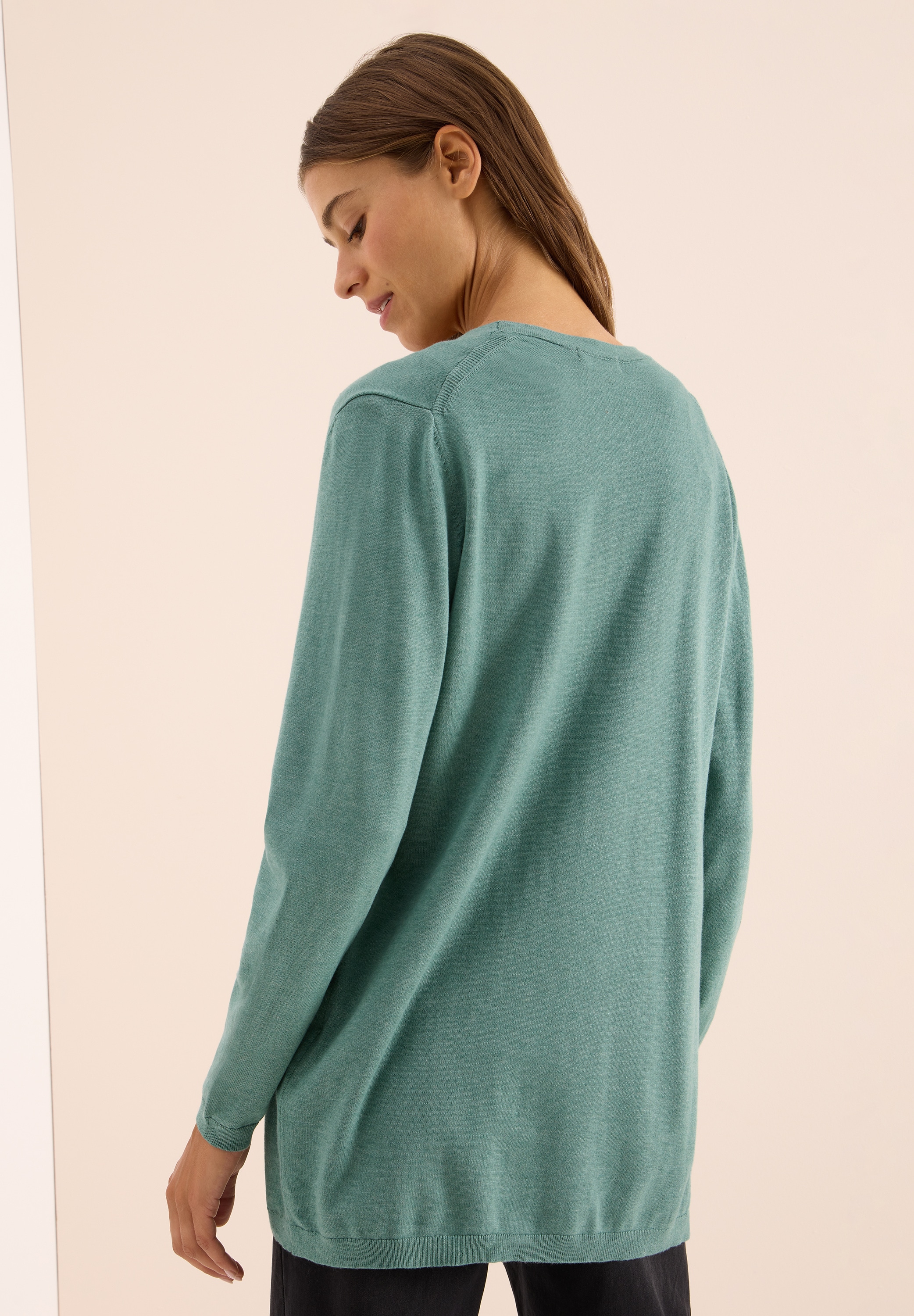 Cecil Longstrickjacke softe Baumwollmischung