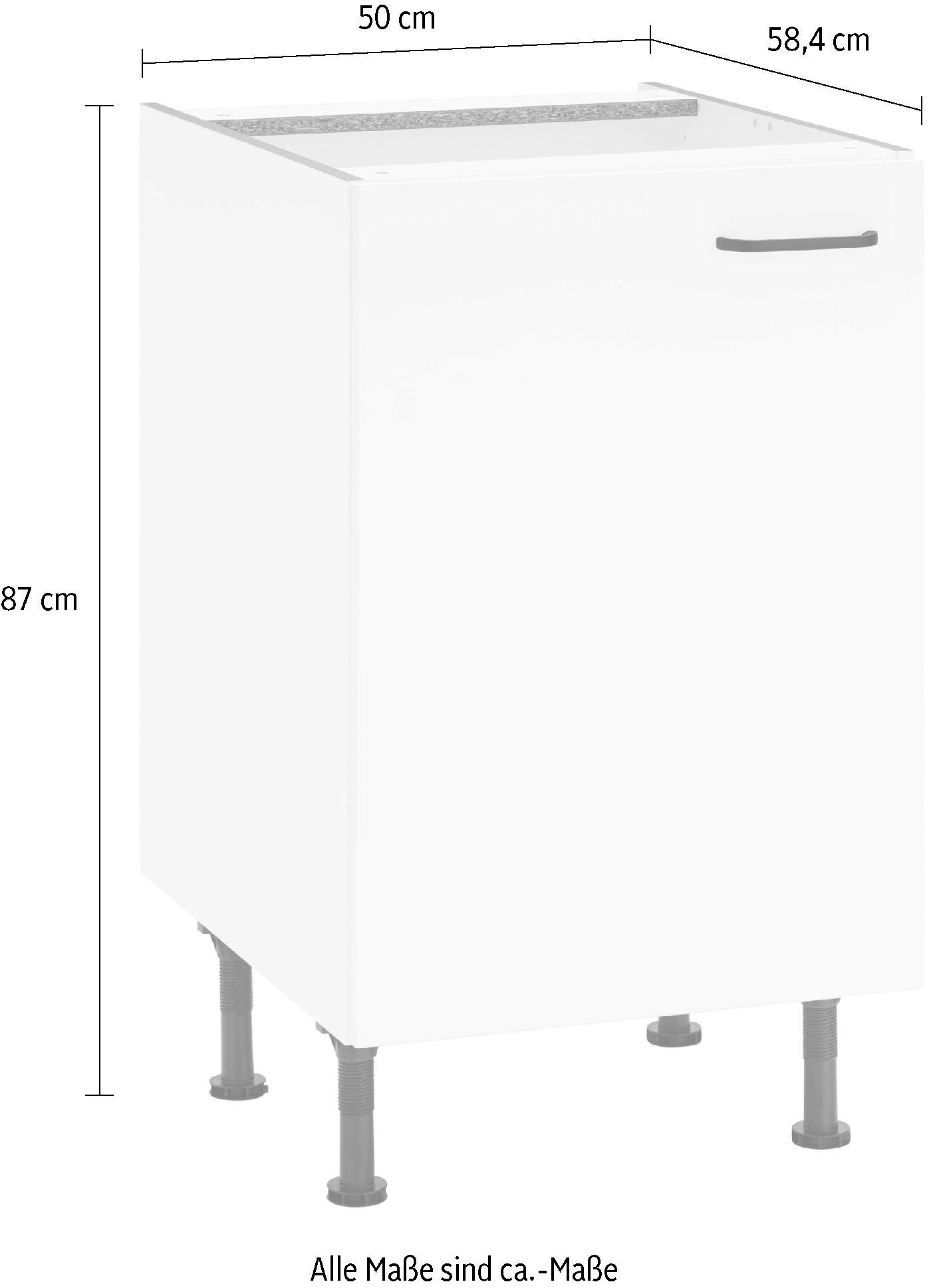 OPTIFIT Unterschrank »Elga«, mit Soft-Close-Funktion, höhenverstellbare Füsse, Breite 50 cm