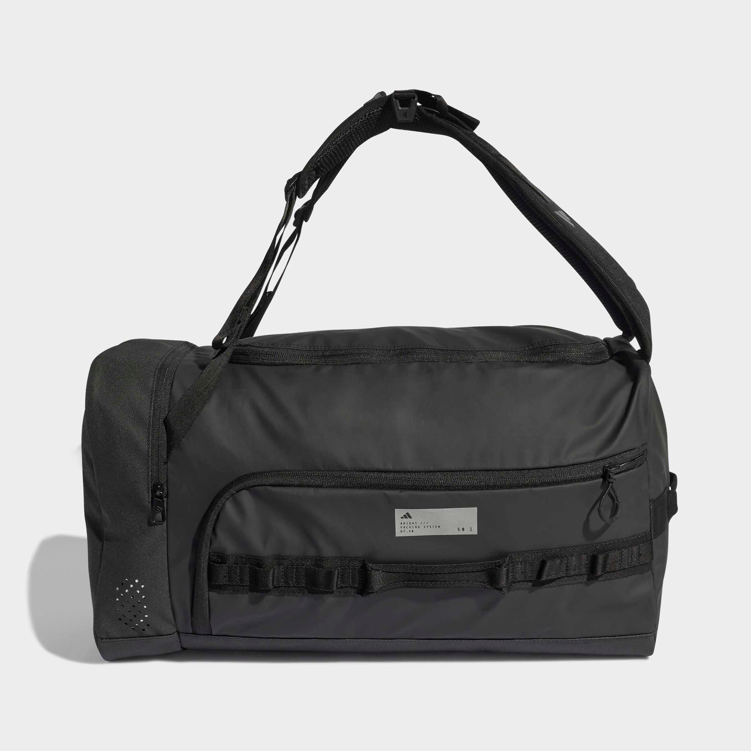 Image of adidas Performance Sporttasche "ADIDAS HYBRID DUFFEL" für Erwachsene, aus Polyurethan, mit Griffen und Quertragegurt