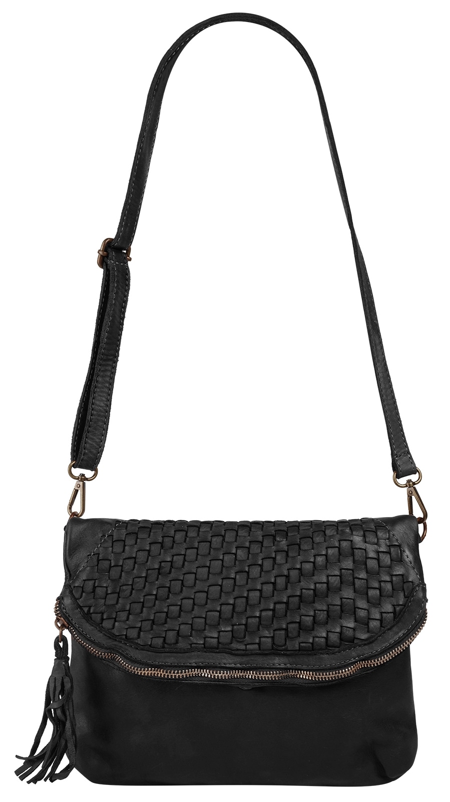 Samantha Look Sac à bandoulière echt Leder, Made in Italy