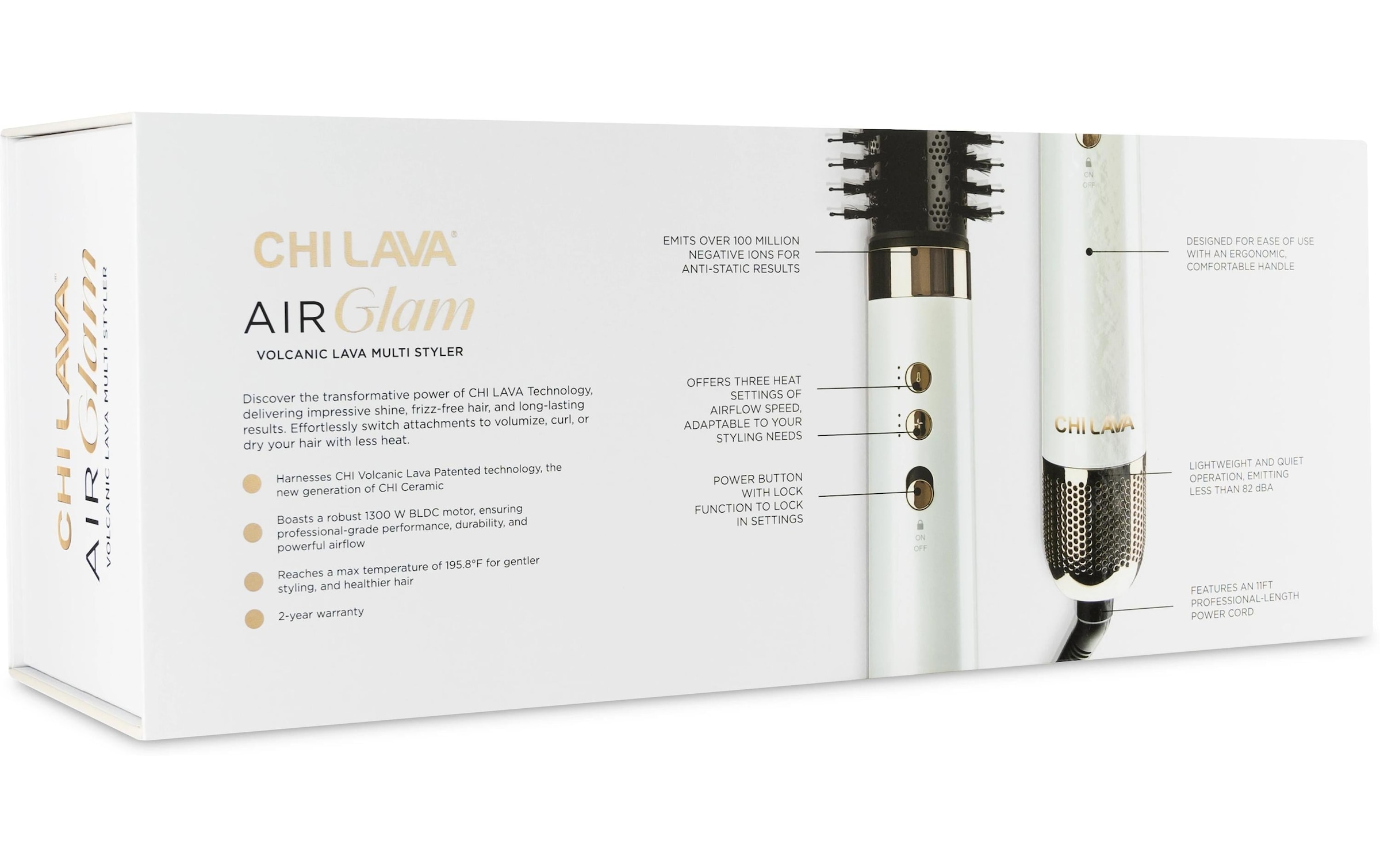   Brosse à air chaud »chi Lava AirGlam 1300 W«