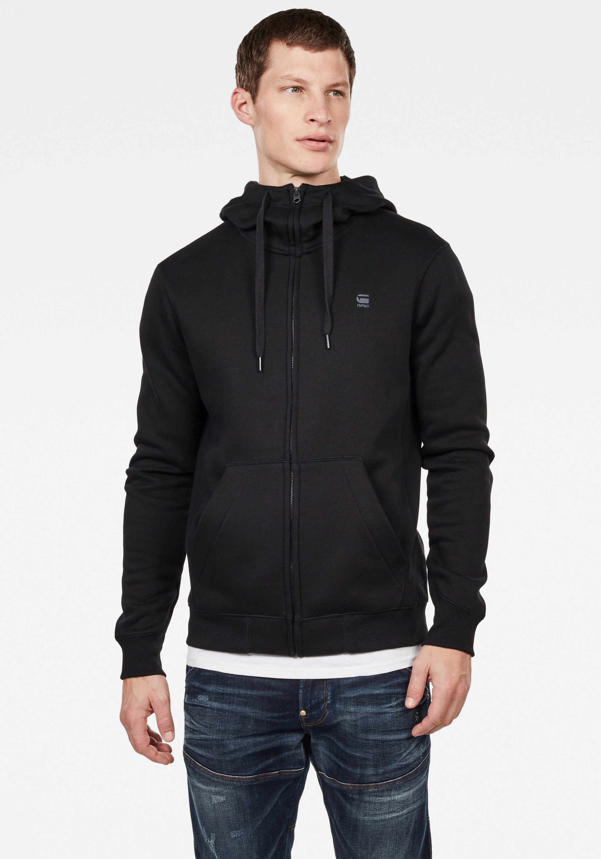 Image of G-Star RAW Kapuzensweatjacke »Premium Basic Hooded Zip Sweater« bei Ackermann Versand Schweiz