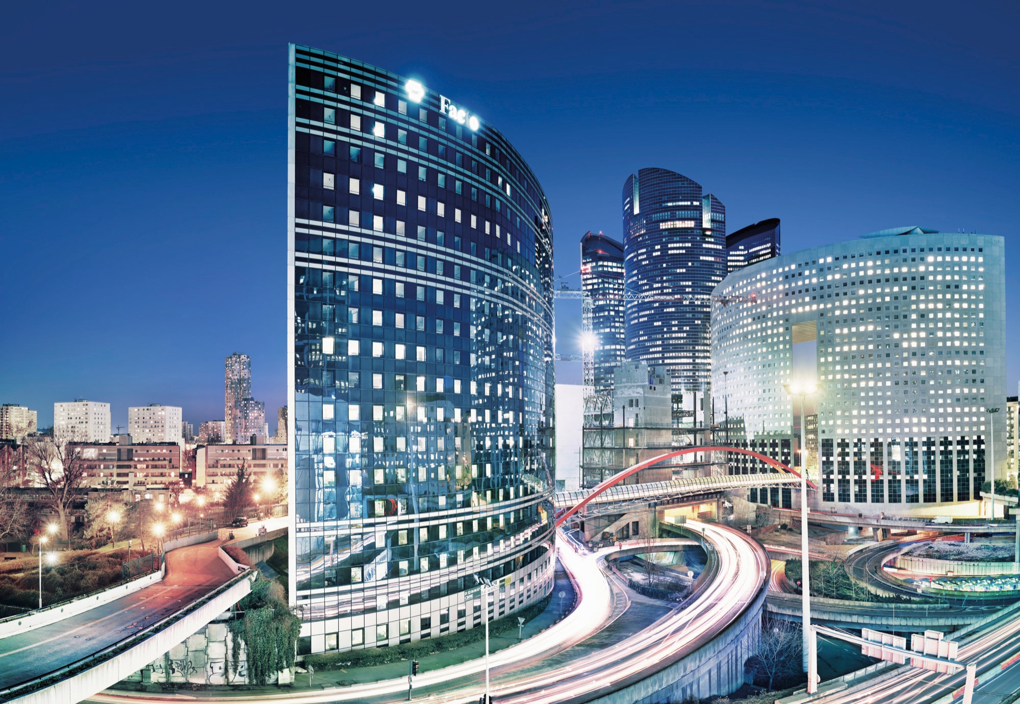 Image of Komar Fototapete "La Defense - Grösse 368 x 254 cm" bedruckt glatt Wohnzimmer, Schlafzimmer