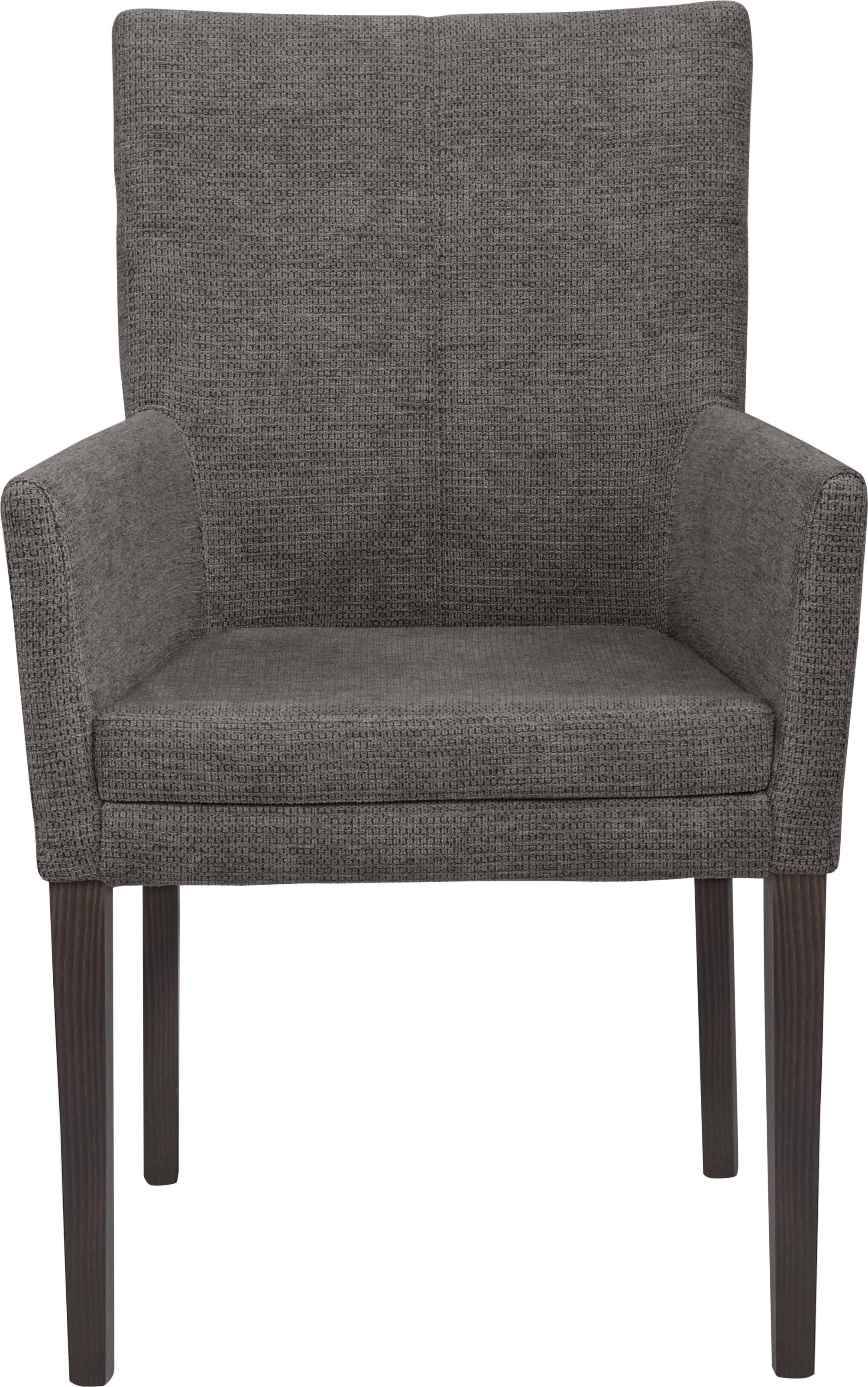 Home affaire Armlehnstuhl »Aspen« () Beine aus massiver Buche, wengefarben lackiert