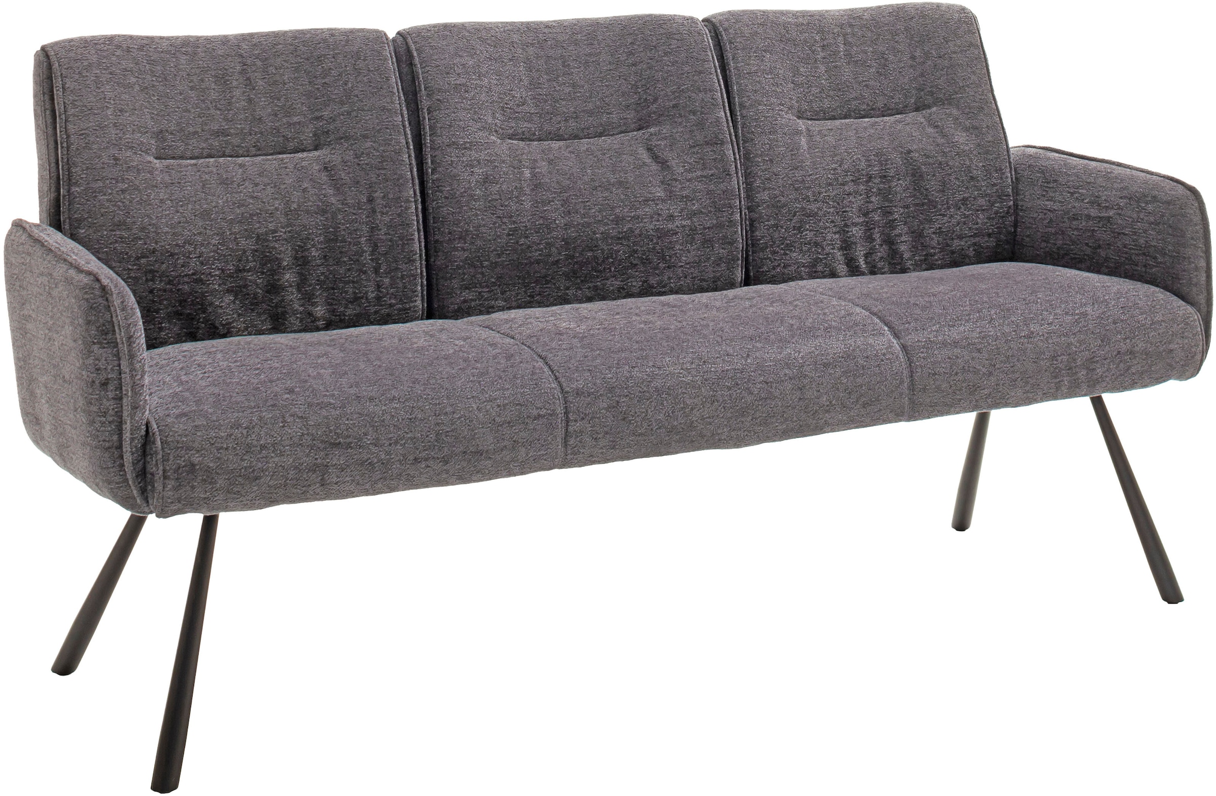 MCA furniture Banc »Delane« 1 cuis tlg. Taschenfederkern, Lehnenkippfunktion, Armlehnen, beweglicher Rücken