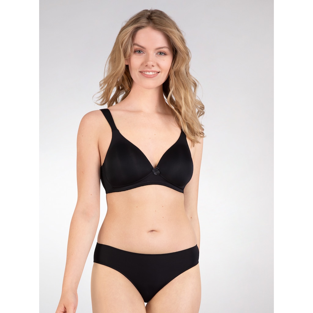 Soutien-gorge à coques sans armature Naturana avec coques ouatinées