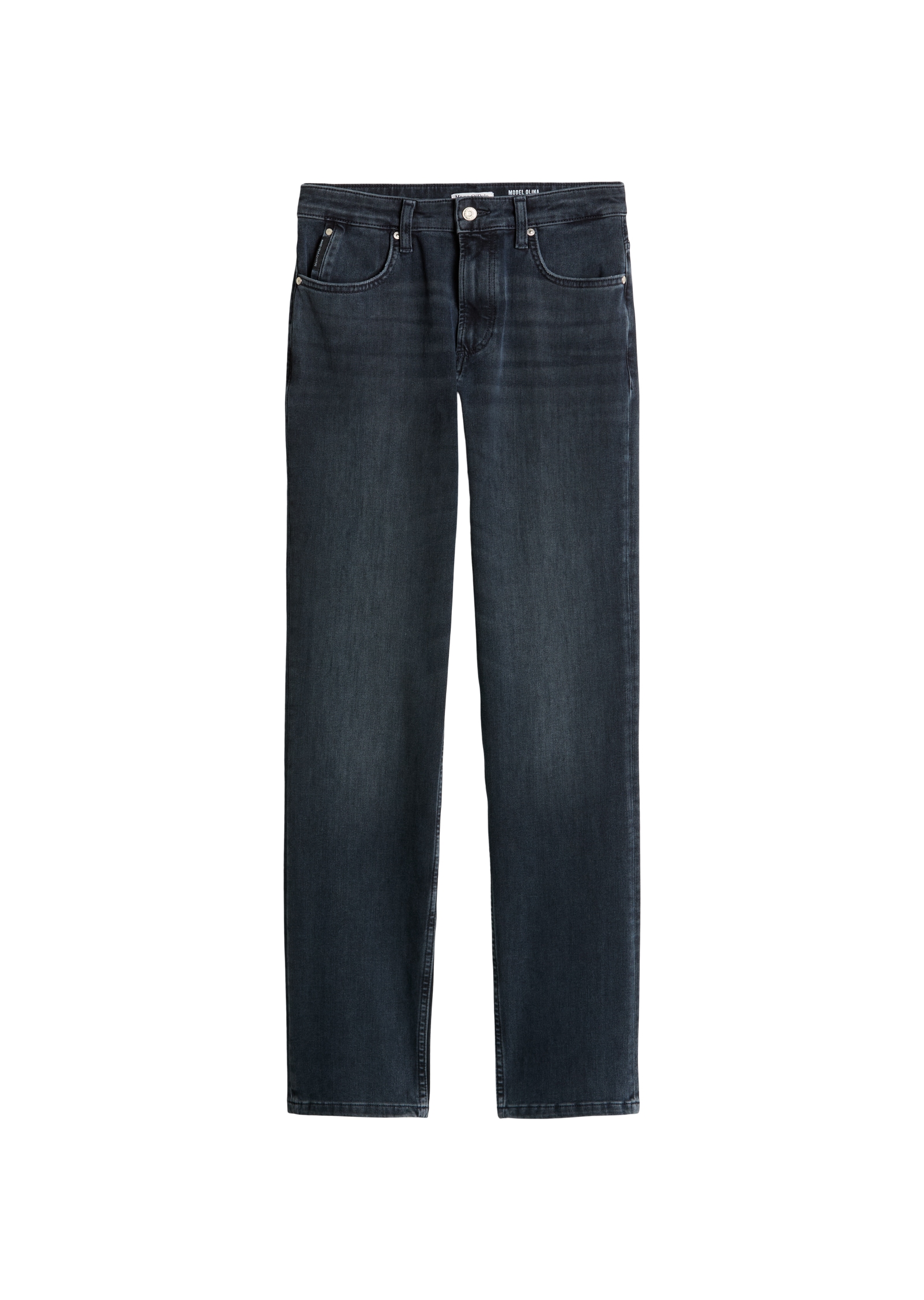 Marc O'Polo DENIM Jeans droit en coton stretch, taille mi-haute