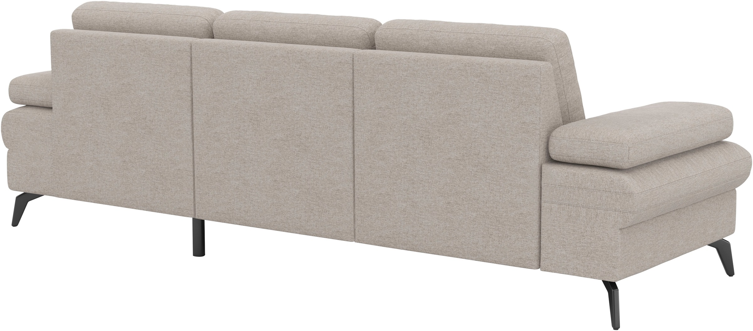 sit&more Ecksofa »Morris Jubi L-Form«, inkl. Armteilfunktion und 1 Zierkissen, wahlweise mit Bettfunktion