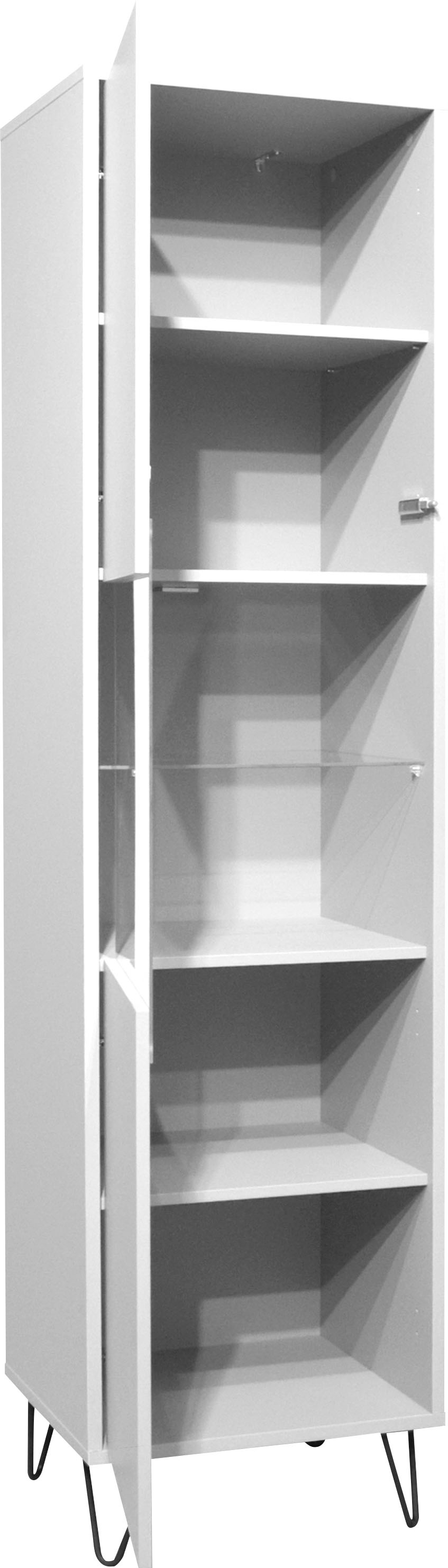 Mäusbacher Standvitrine »Bonnie TOPSELLER!«, (OTTOs Choice), Vitrine mit wechselbarem Türanschlag
