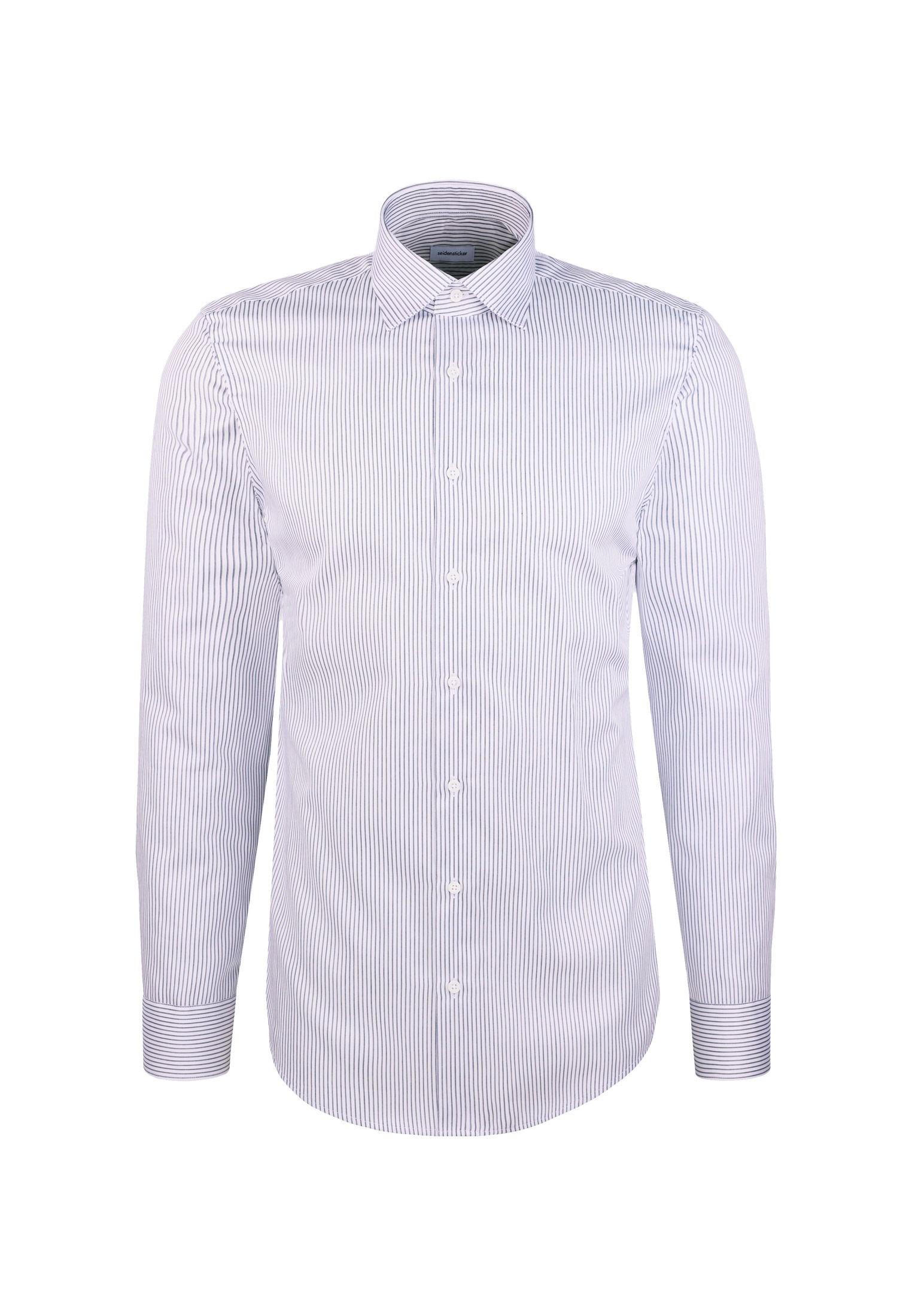 seidensticker Businesshemd »Schwarze Rose« Slim 1/1 Kentkragen Gestreift