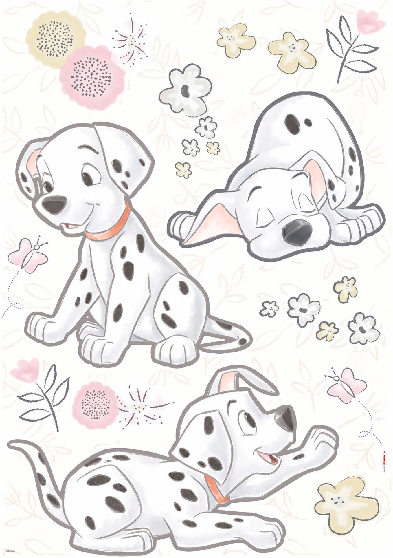 Image of Komar Wandtattoo "Best of Friends - Grösse 50 x 70 cm" selbstklebend, Wandsticker, Kinderzimmer