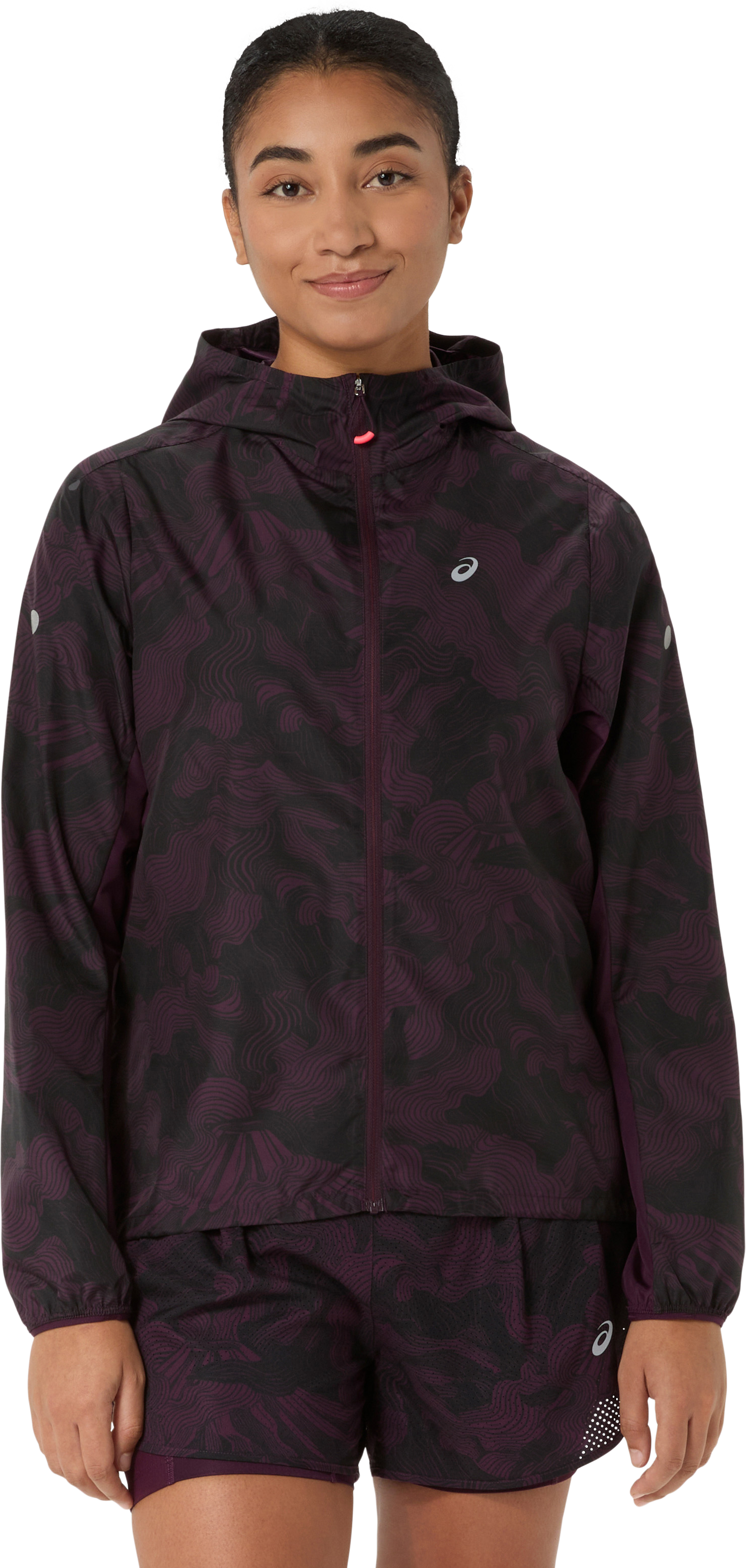 Image of Asics Laufjacke "FUJITRAIL PACKABLE JACKET" Reflektierend, Bewegungsfreundlich, Leicht