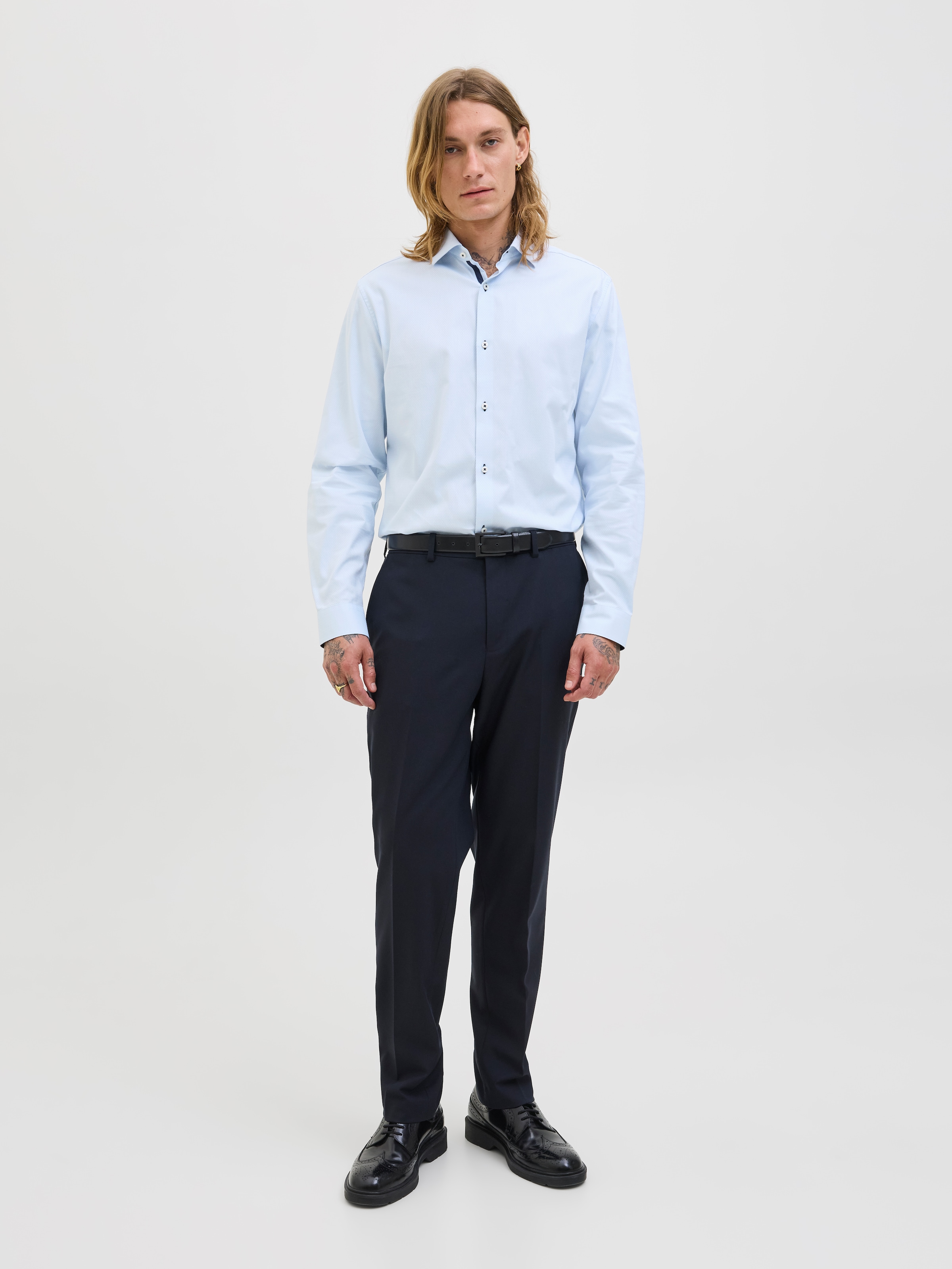 Jack & Jones Langarmhemd »JPRBLAPARKER DETAIL L/S SHIRT NOOS«