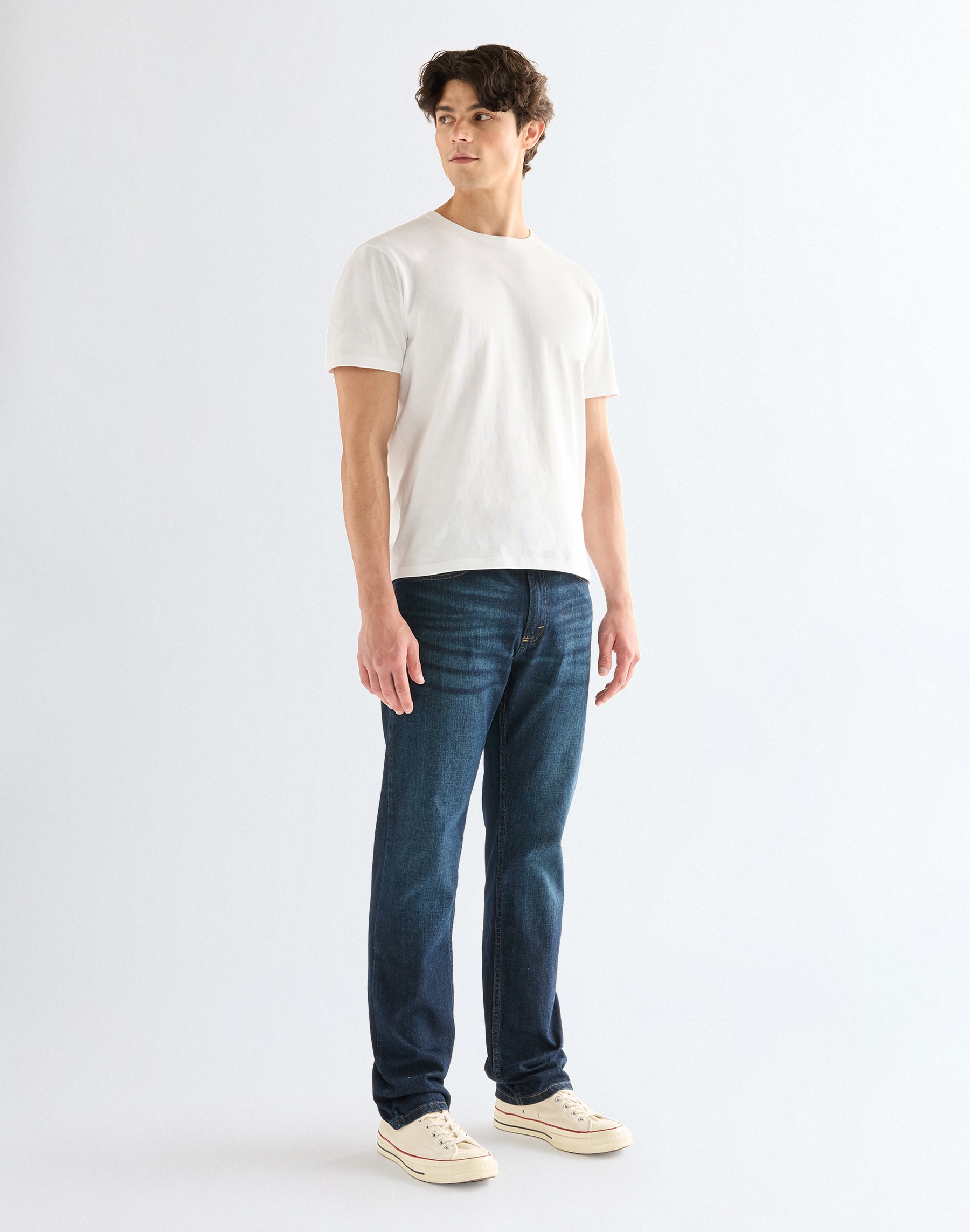 Wrangler Jeans droit aus elastischer Baumwollmischung