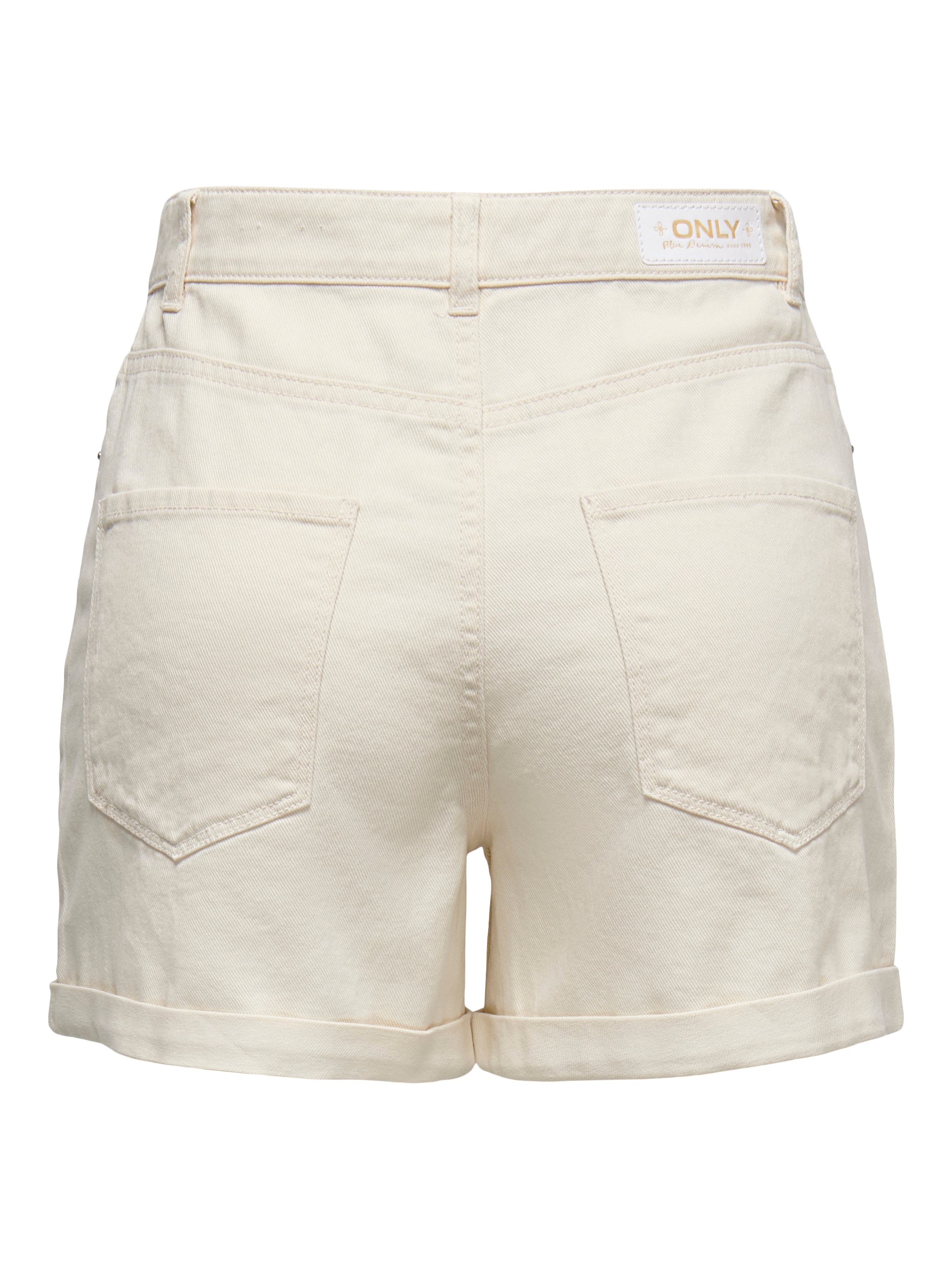 ONLY Shorts »ONLVEGA HW MOM DNM SHORTS NOOS«  Baumwolle, regular fit, High Waist