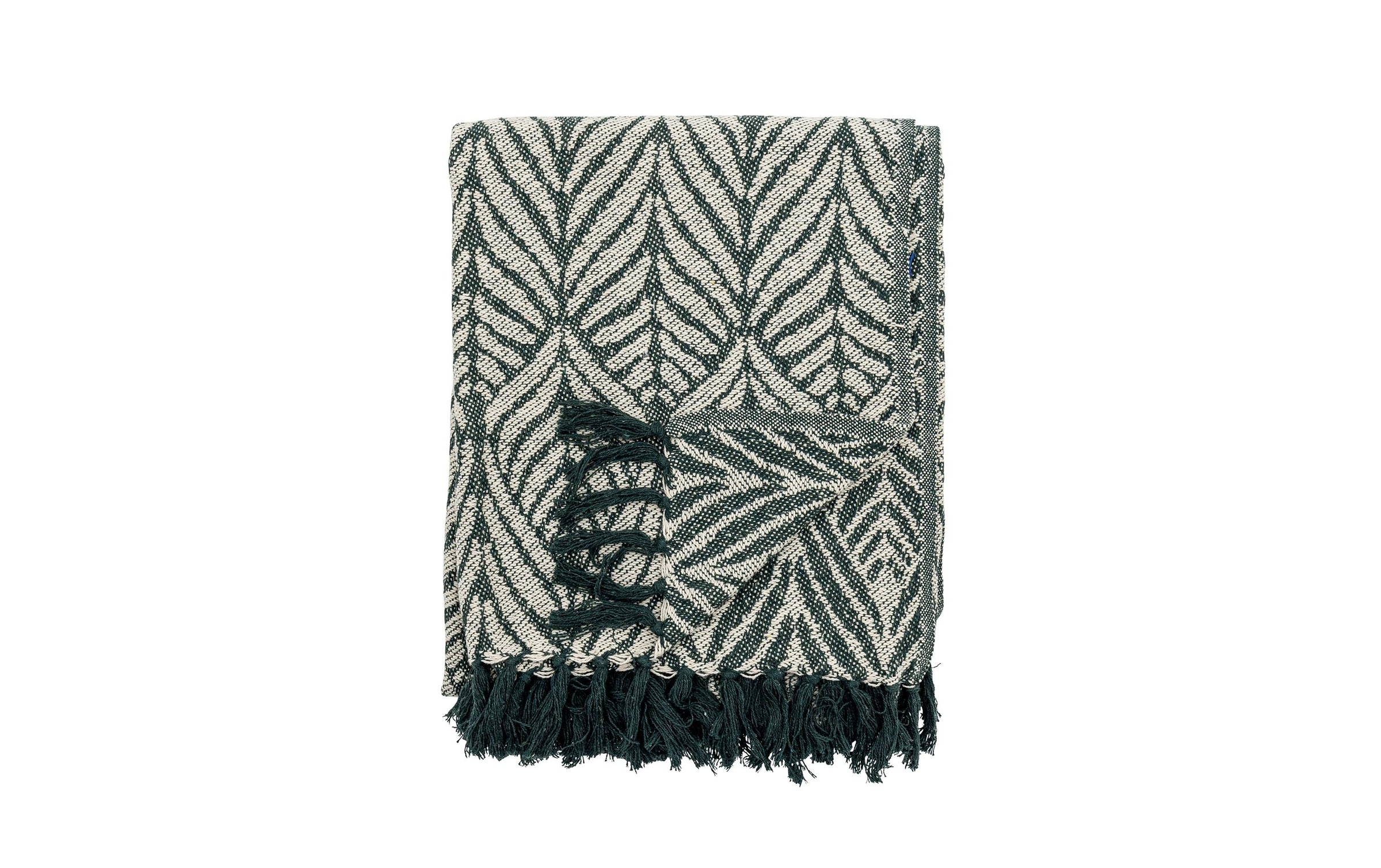 Image of Bloomingville Wohndecke "Ugento 160 x 130 cm" Wohndecke aus recycelter Baumwolle