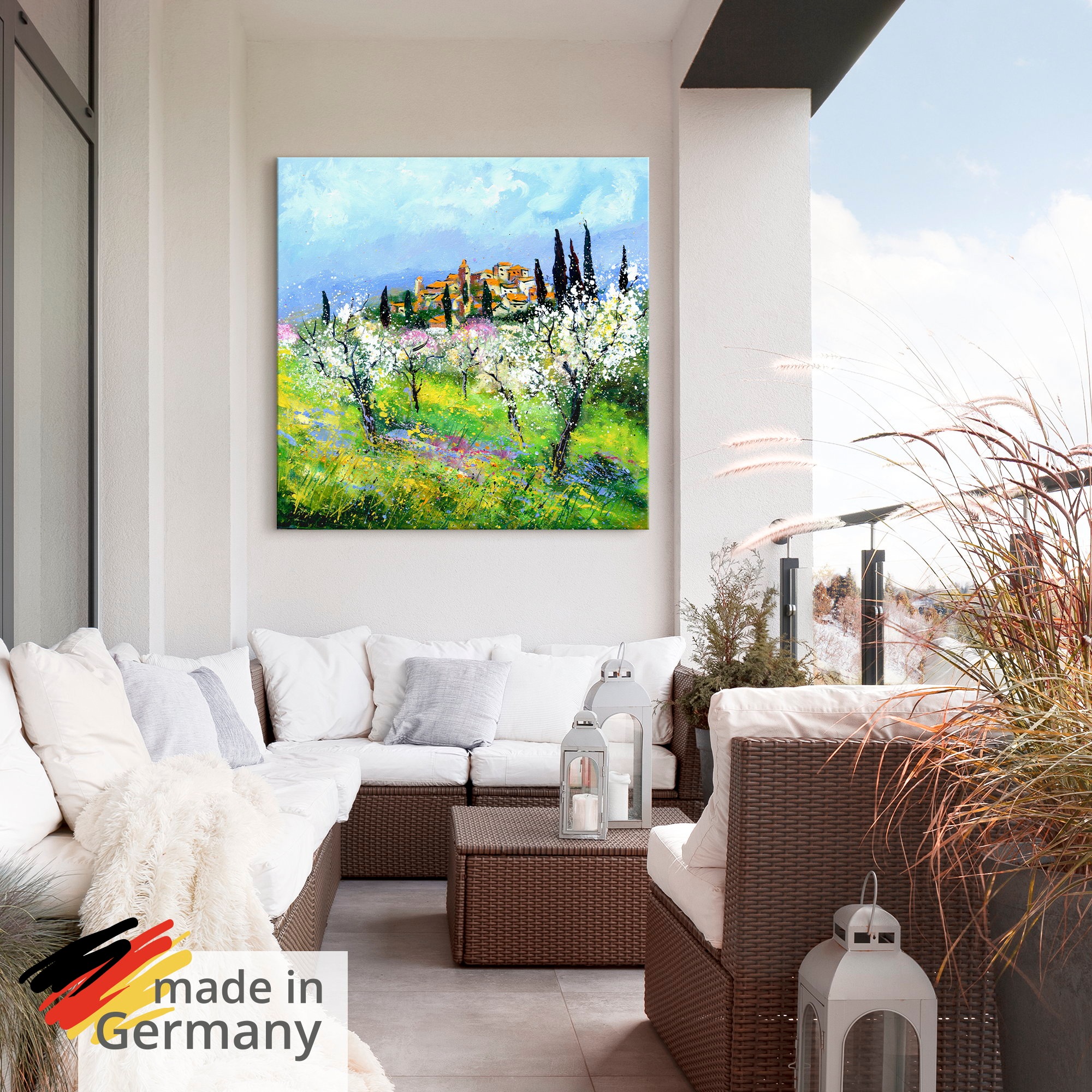 Artland Wandbild »Spring in Provence« Wiesen & Baumbilder 1 Stk. tlg. als Alubild, Leinwandbild, Poster, Wandaufkleber in verschied. Grössen