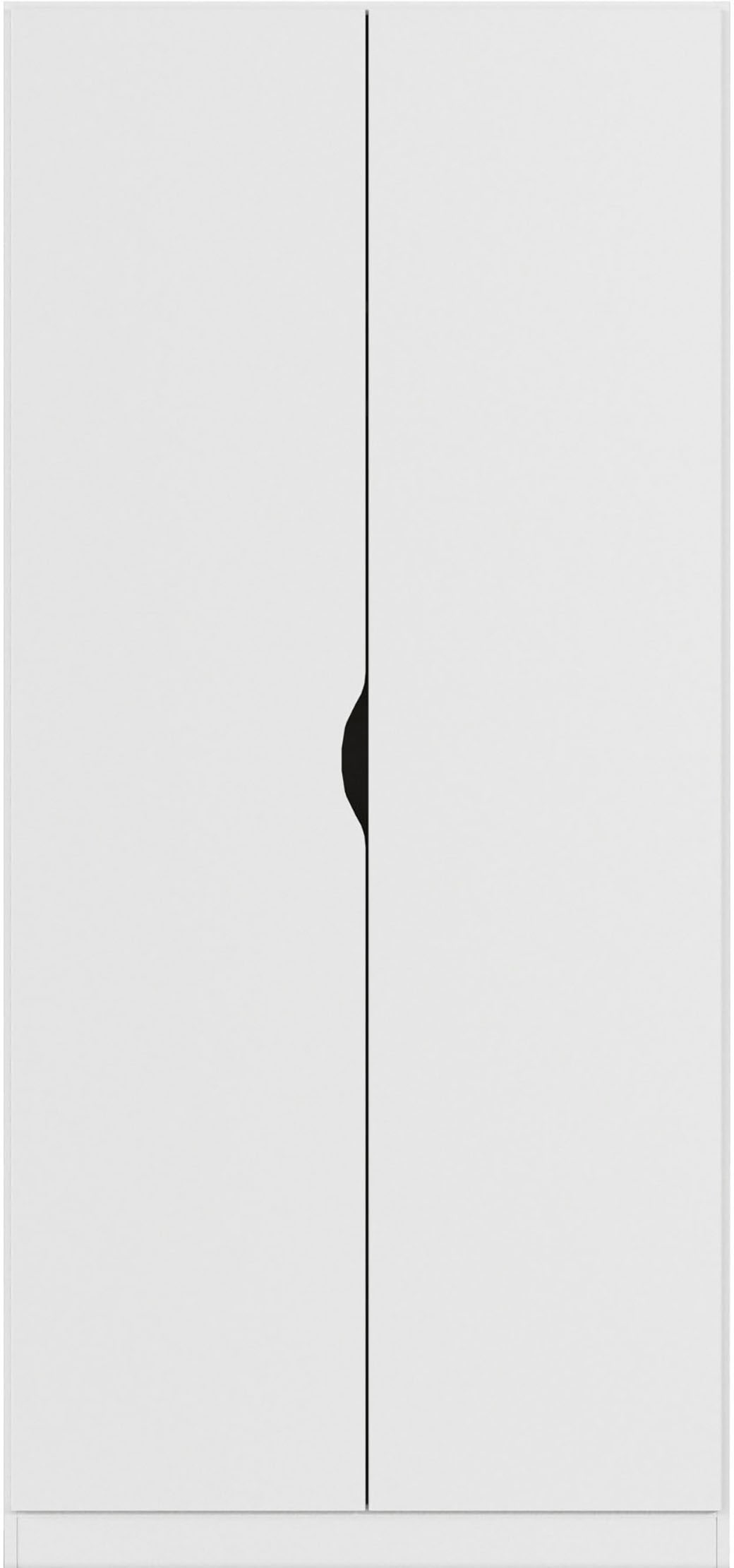 rauch Kleiderschrank »Drehtürenschrank Schrank Garderobe Ankleide FREISING« Breite/Höhe/Tiefe: 91/197/54 cm,  schlichtes Design mit griffloser Front und Griffmulde MADE IN GERMANY