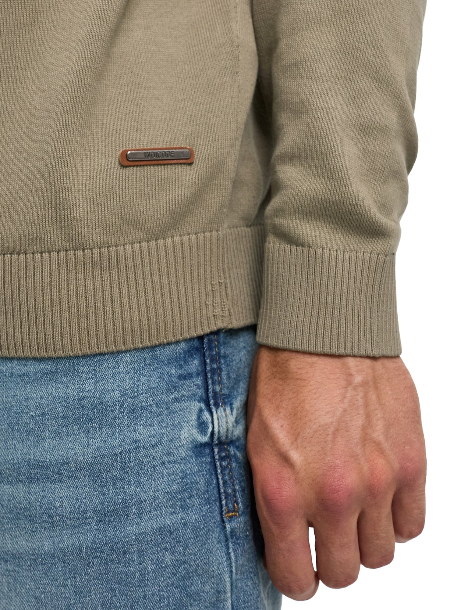Indicode Veste en tricot »INArkmill cardigan« coton, coupe régulière