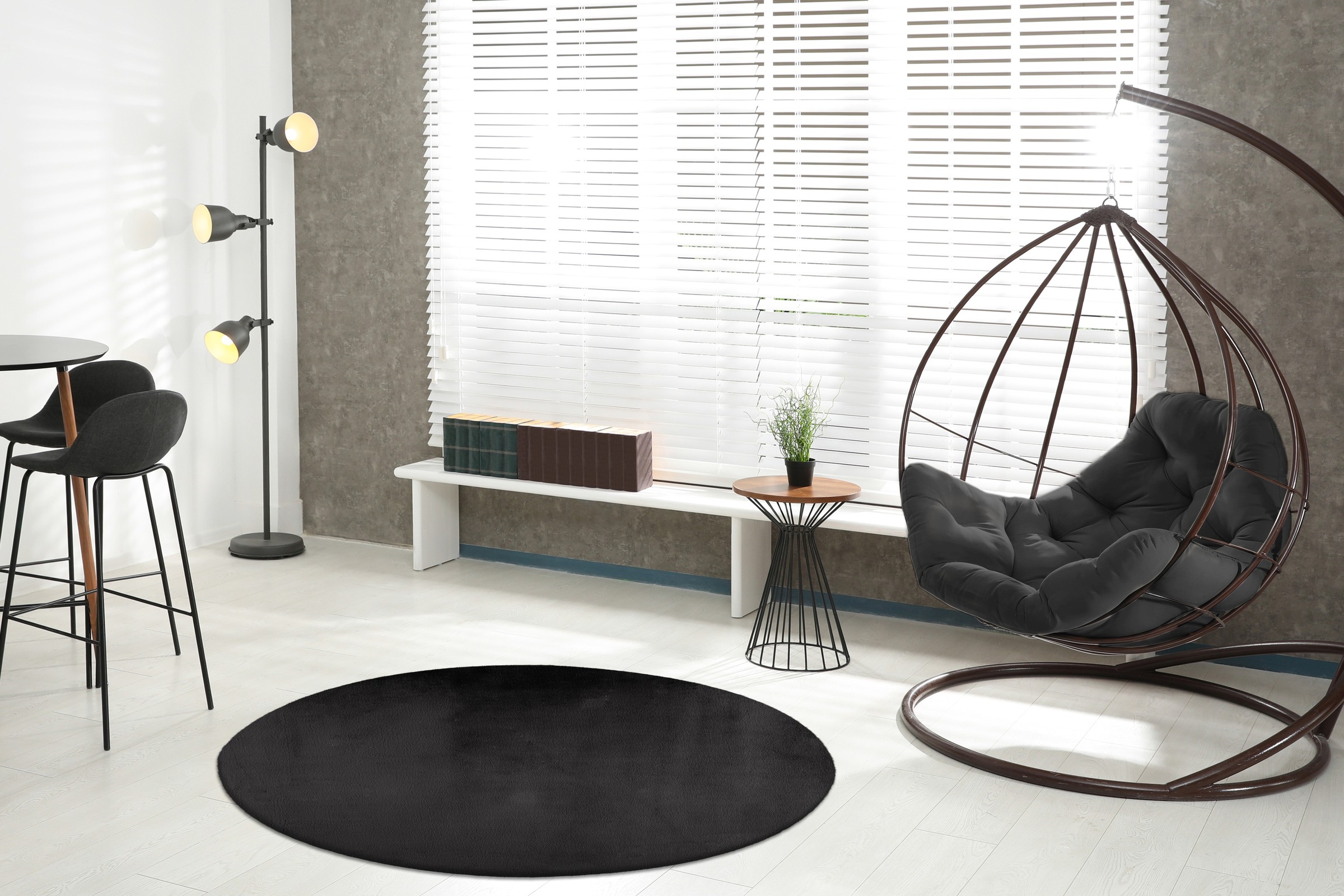 Kayoom Tapis »Cross 425« Rond 21 mm Höhe à poils longs