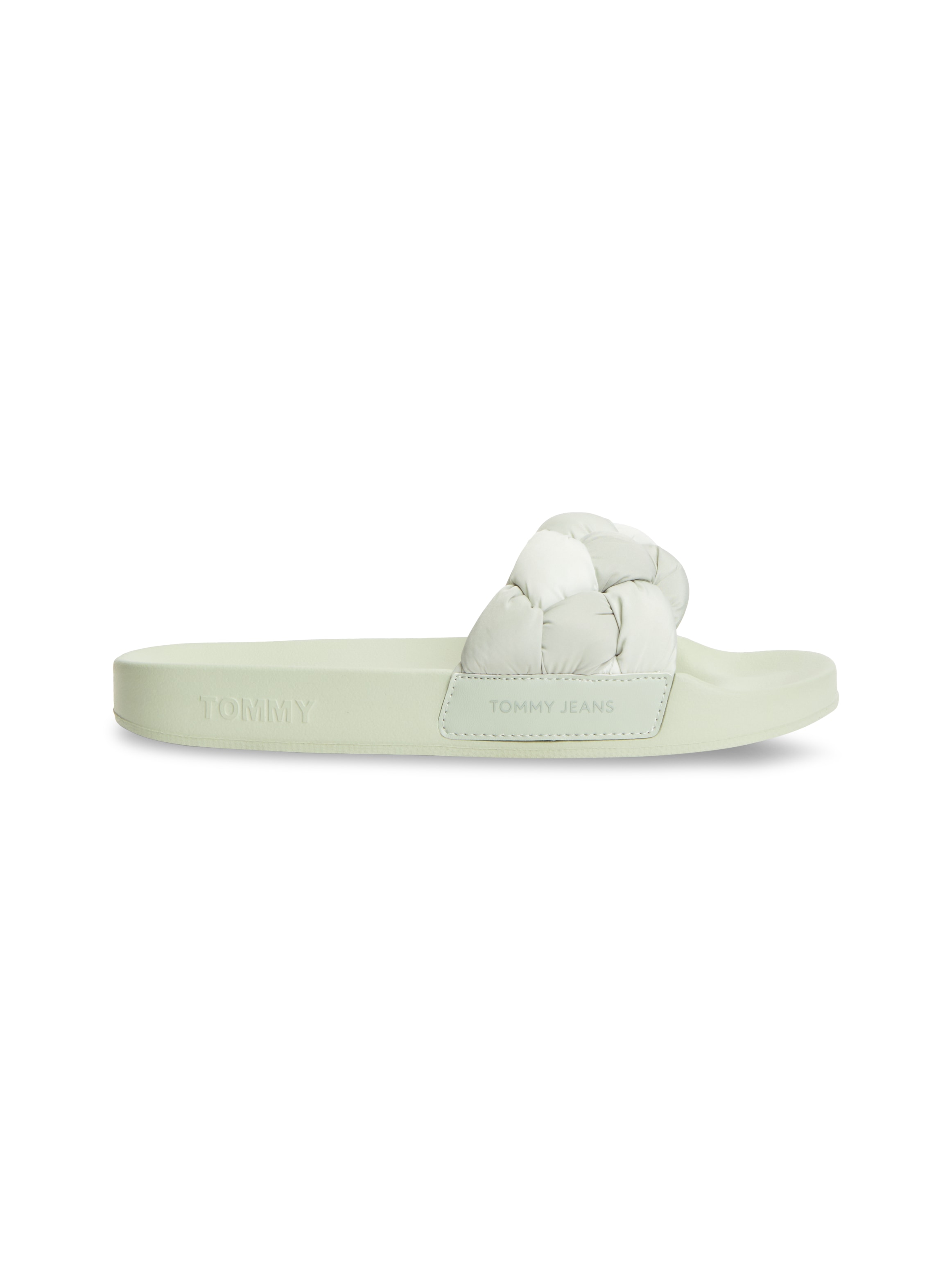 Tommy Jeans Pantolette »TJW BRAIDED SLIDES«  Sommerschuh, Schlupfschuh, Strandschuh mit geflochtener Bandage