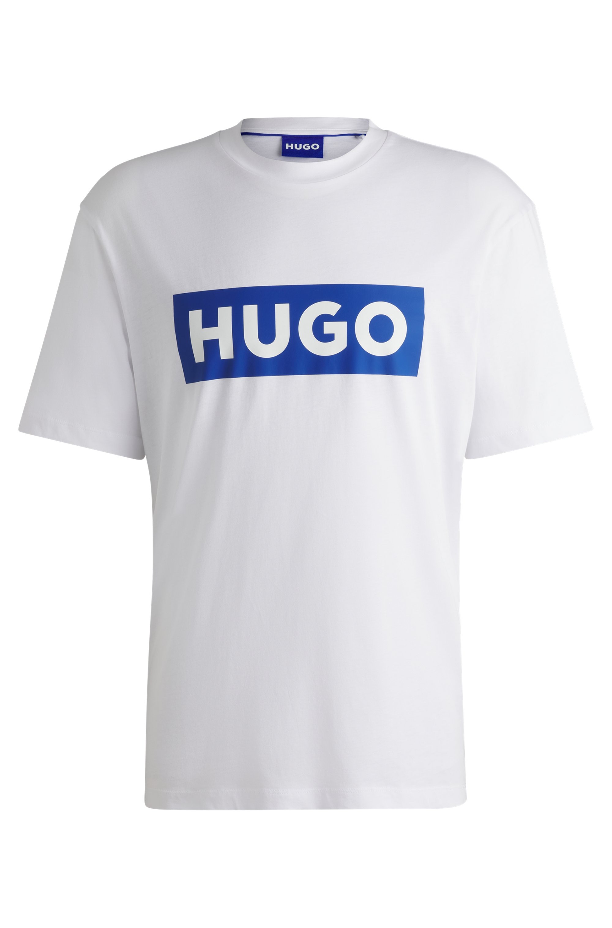 HUGO Blue T-Shirt »Nico« mit grossem Logo-Print, Unisex