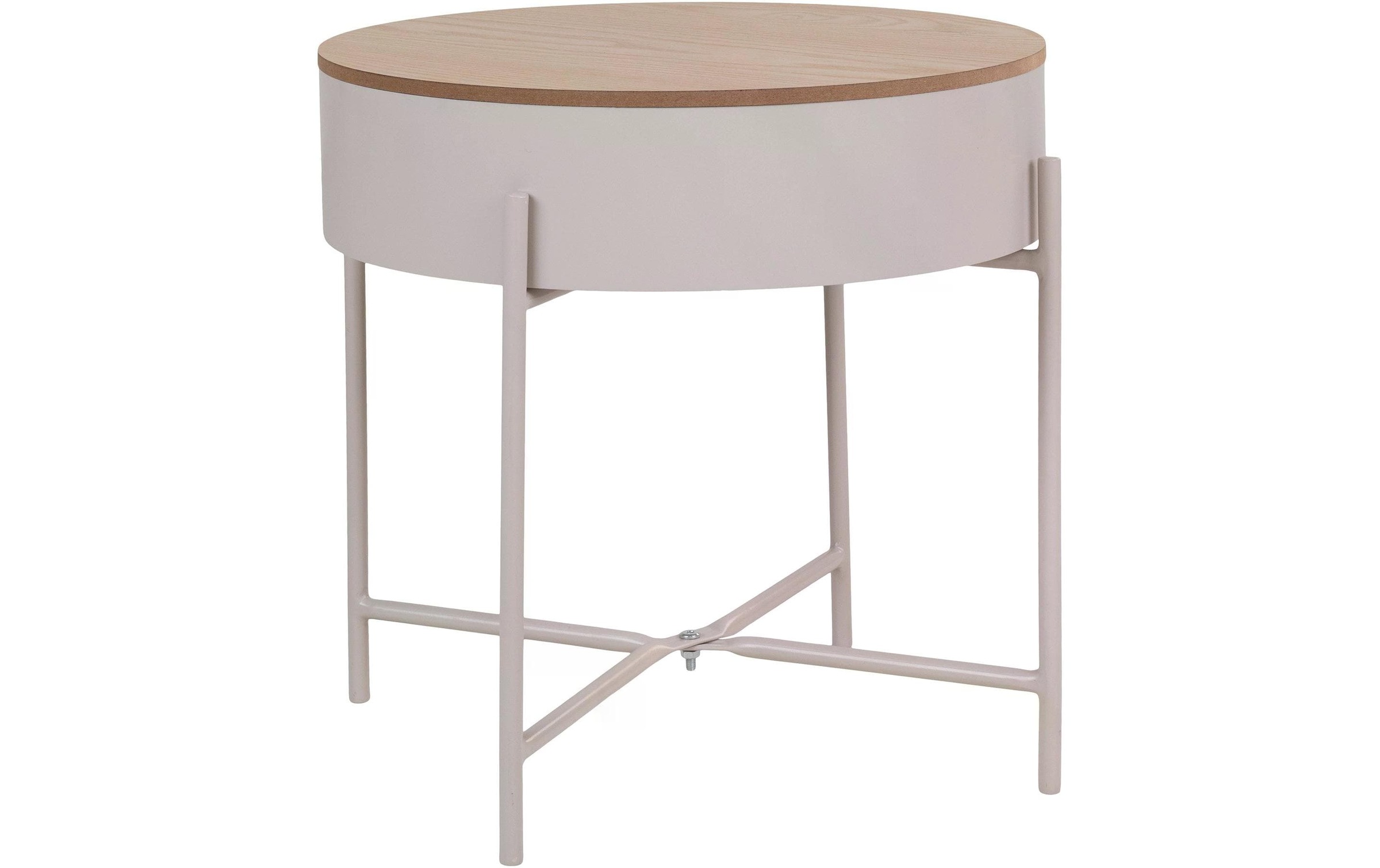House Nordic Beistelltisch »Beistelltisch Sisco Beige/Hellgrau«