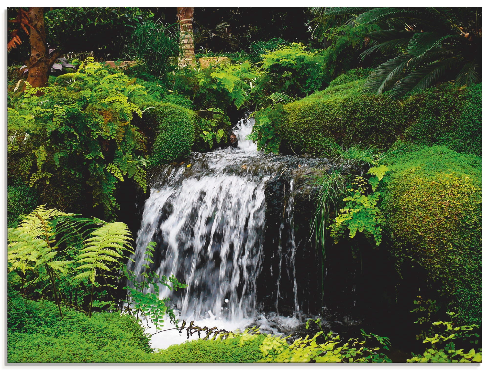 Artland (1 im Grünen«, »Wasserfall St.), Gewässer, Grössen kaufen Glasbild verschiedenen in bequem