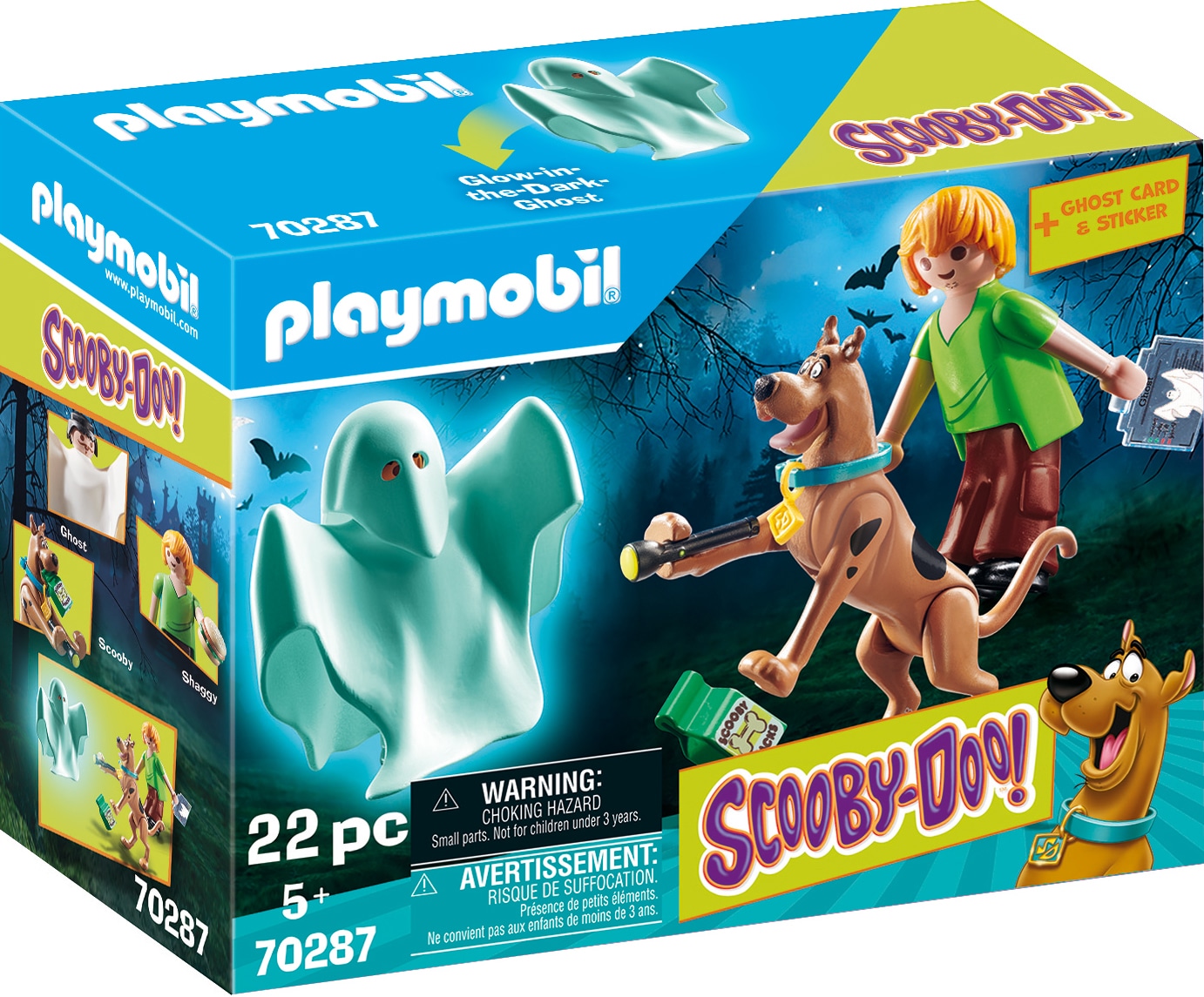 Konstruktions-Spielset »Scooby & Shaggy mit Geist (70287), SCOOBY-DOO!«, (22 St.),...