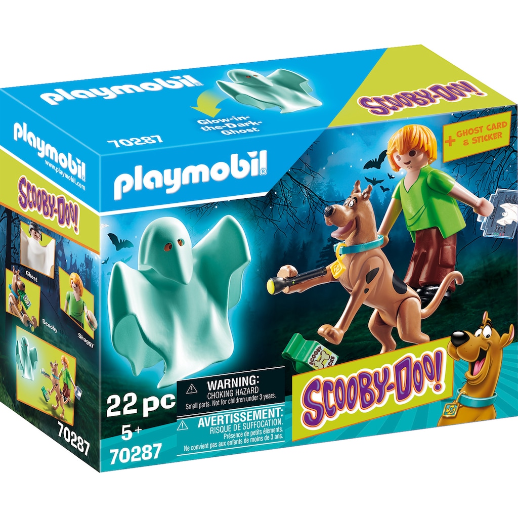 Playmobil® Konstruktions-Spielset »Scooby & Shaggy mit Geist (70287), SCOOBY-DOO!«, (22 St.)