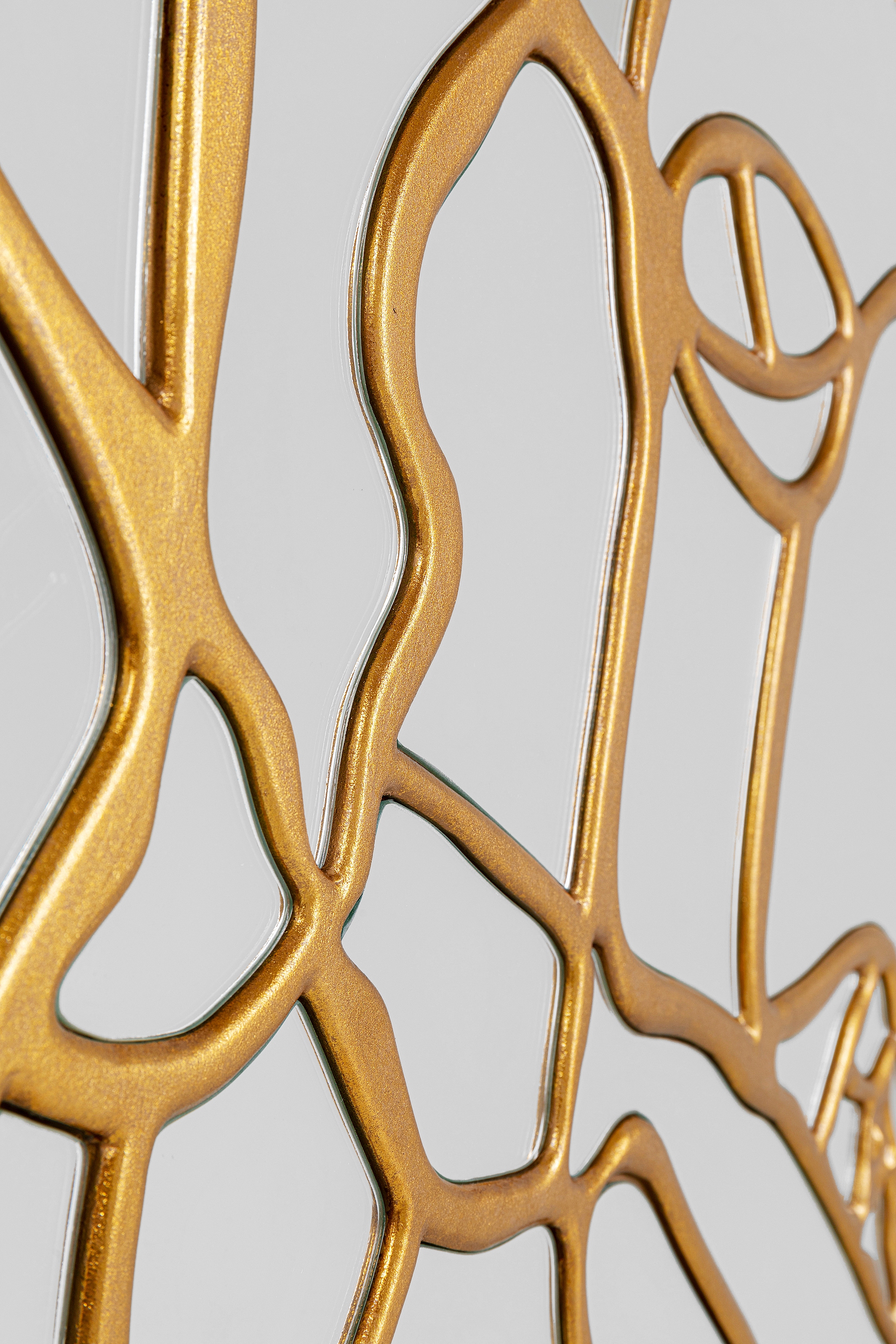 Kare Design Miroir mural »Wandspiegel Pieces Gold Ø100cm«