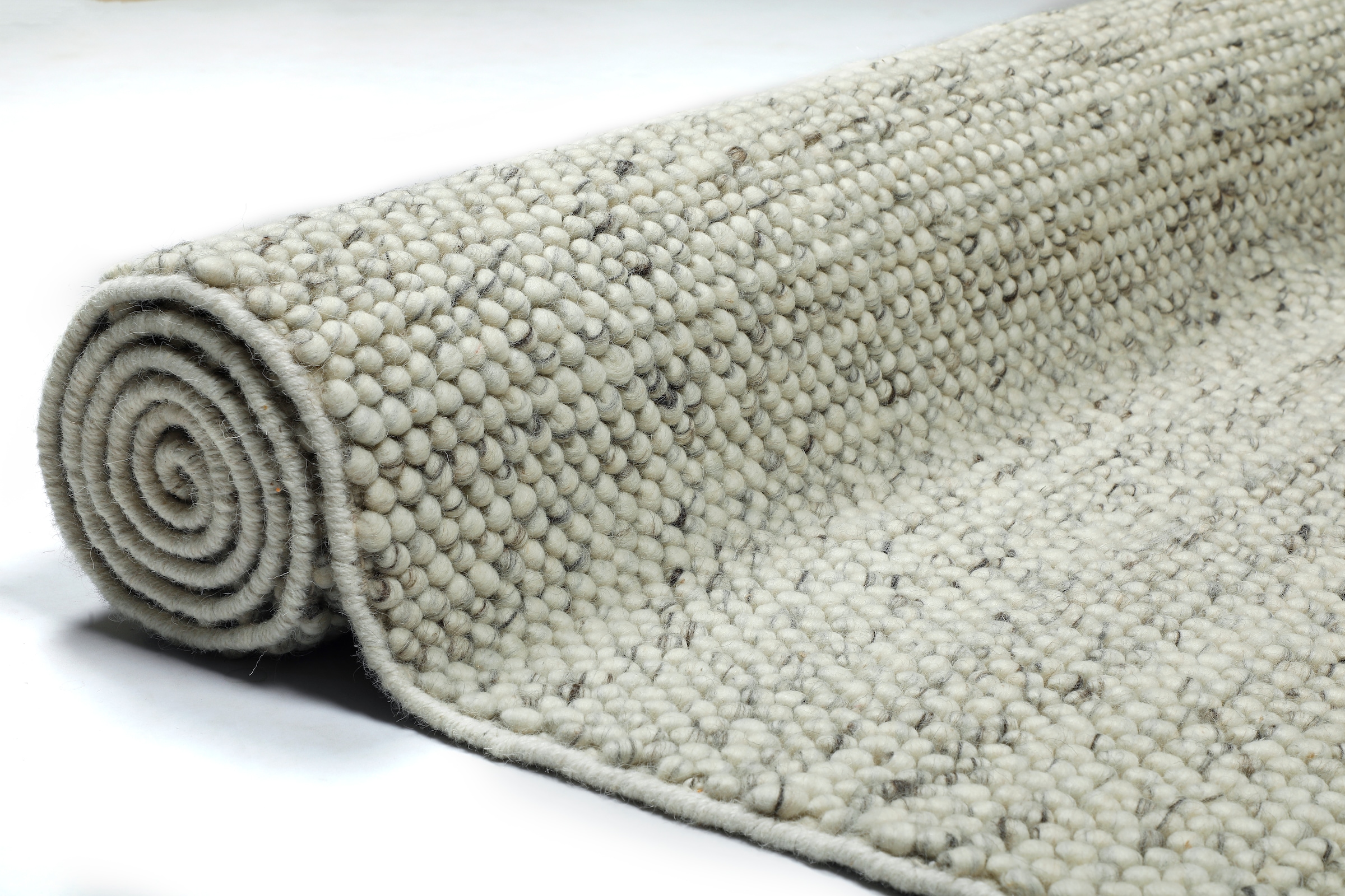 my home Wollteppich »Wolly, Wolle« rechteckig 14 mm Höhe handgewebt, Handweb Teppiche, Wohnzimmer, Schlafzimmer, Esszimmer