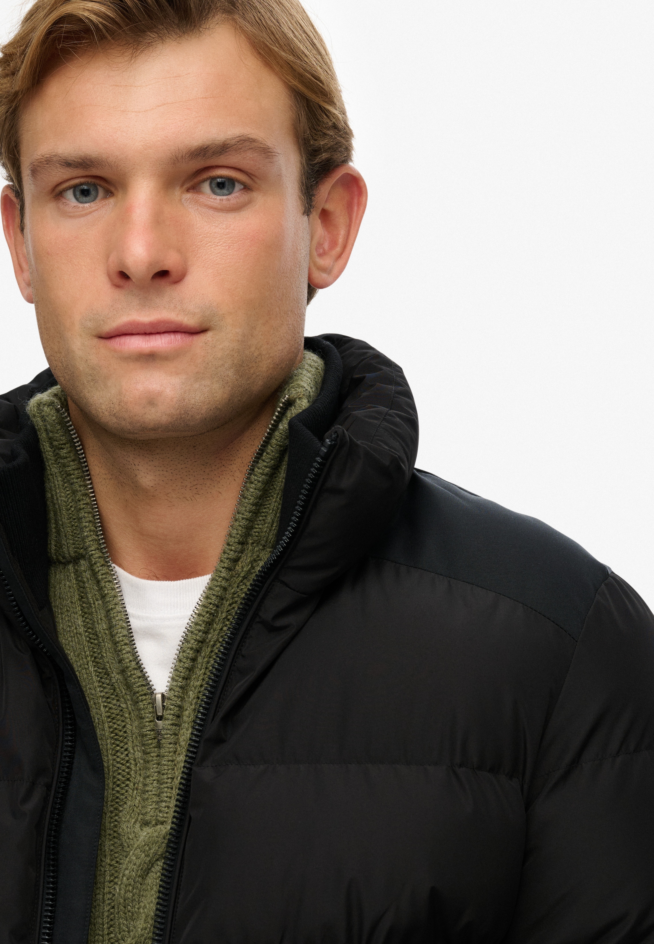Superdry Steppjacke »SPORTS PUFFER JACKET« ohne Kapuze