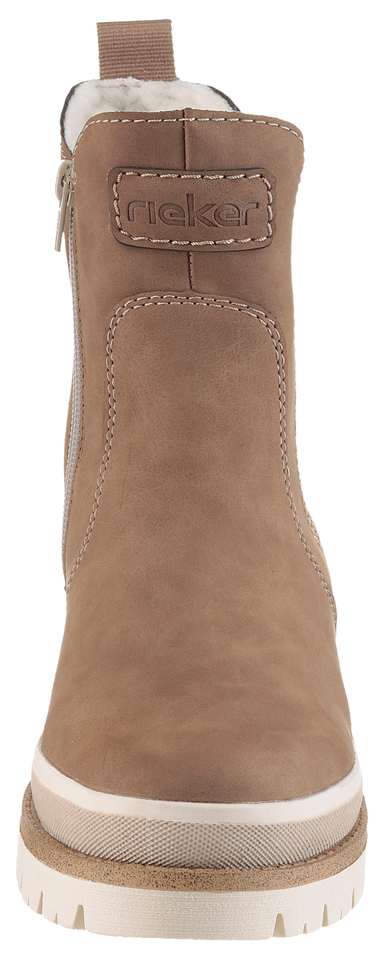 Rieker Bottes d'hiver  chelsea boots, bottines à plateforme, bottines zippées à l'intérieur