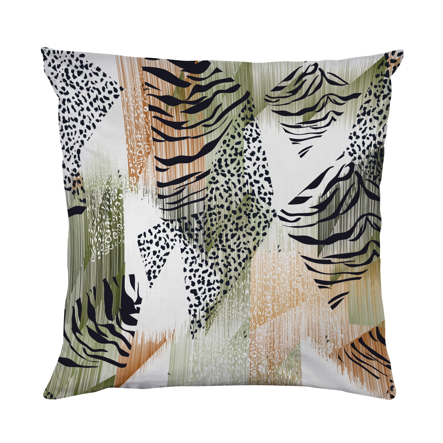 Image of queence Dekokissen "Leopardenmuster bunt" Beidseitig bedruckte Kissenhülle, Kissen 40x40cm, inkl. Reissverschluss