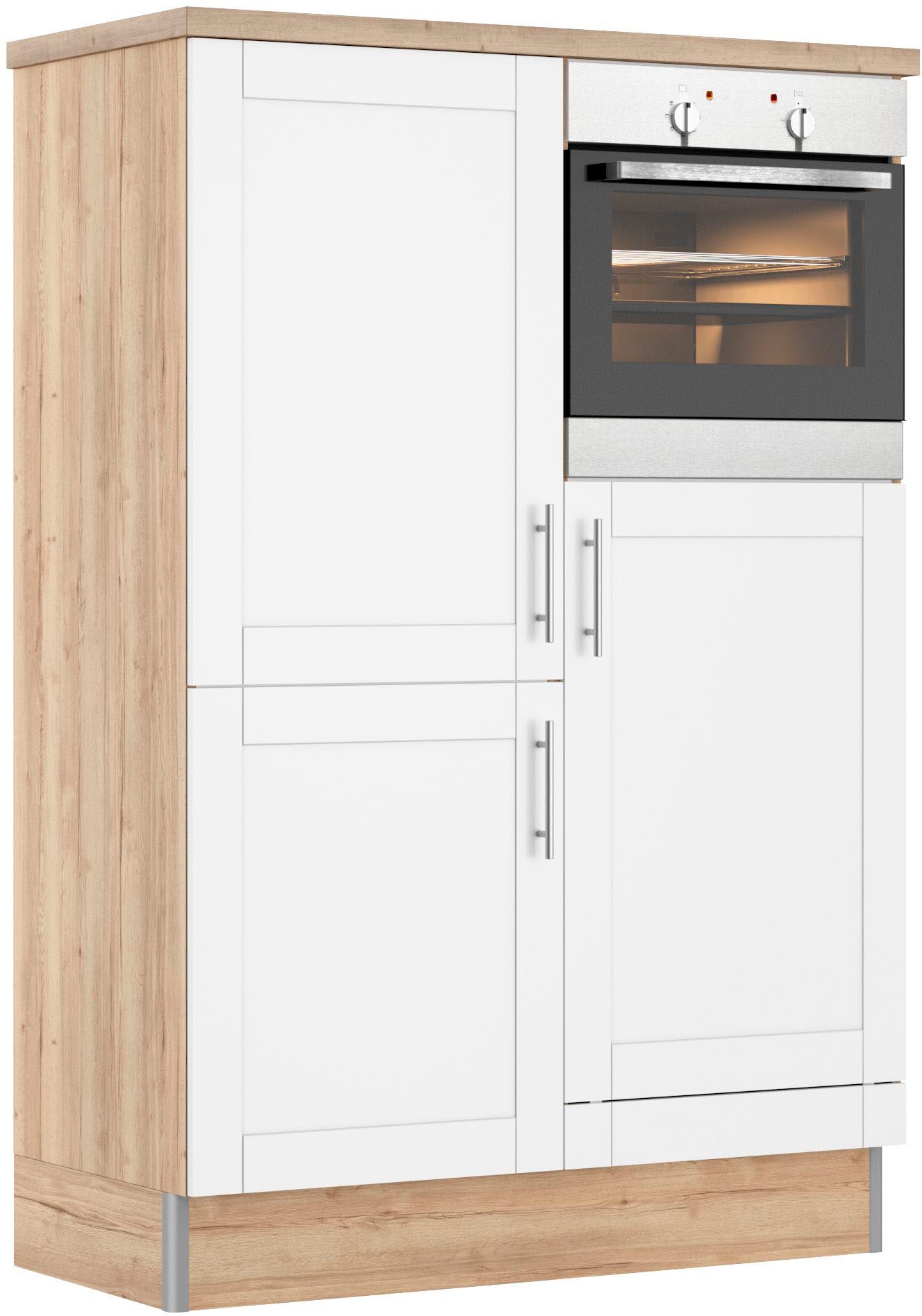 ♕ OPTIFIT Küche »Ahus«, Breite 120 cm,wahlweise mit  E-Geräten,Soft-Close-Funktion versandkostenfrei auf