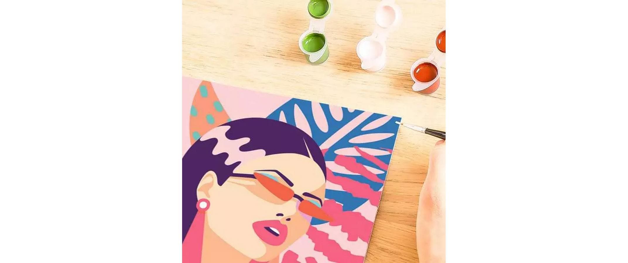 Ravensburger Peinture par numéros »CreArt Neon Diva 24 x 30 cm«