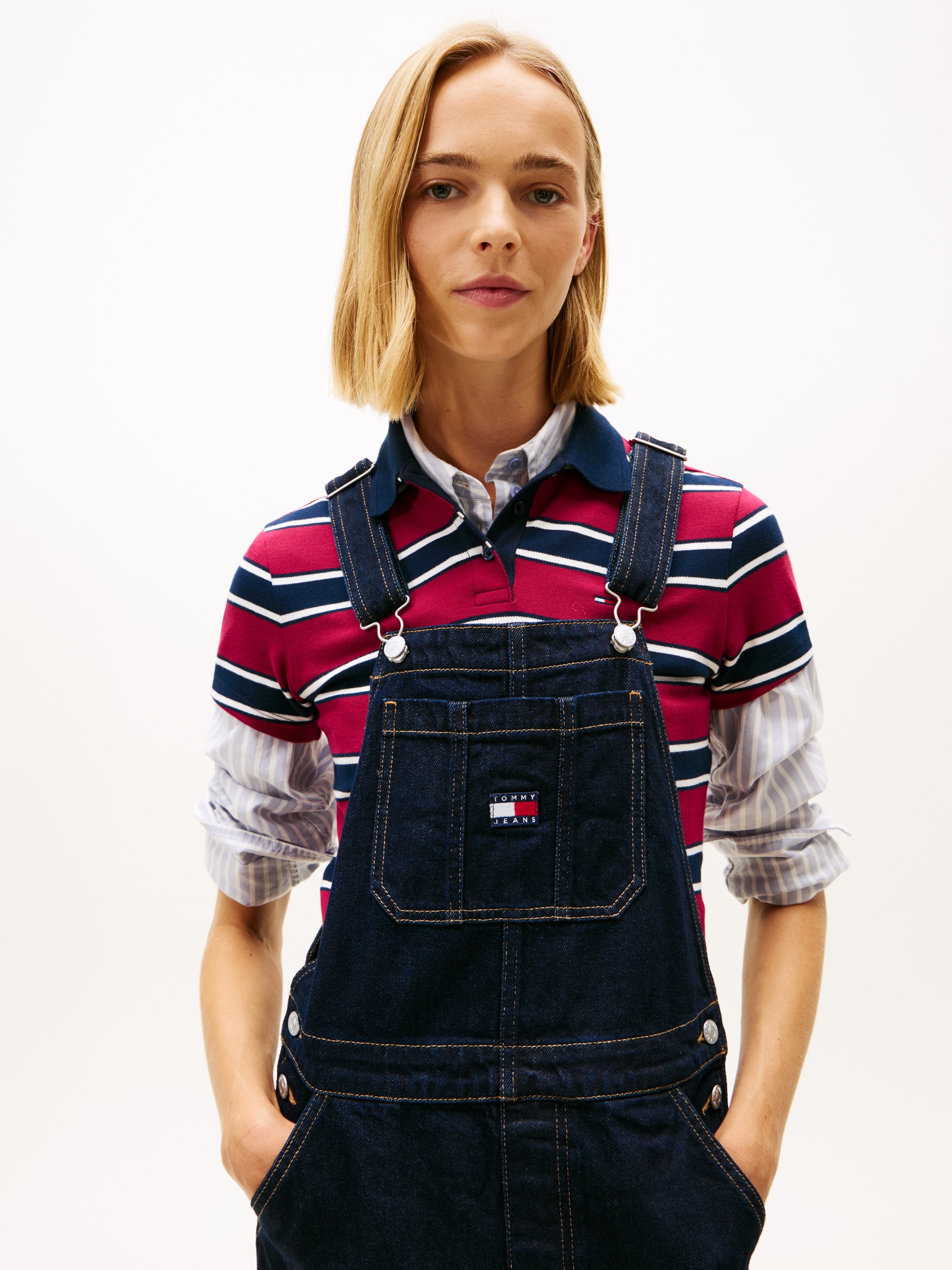 Tommy Jeans Robe à bavette »DUNGAREE DENIM DRESS EI5050 EXT«