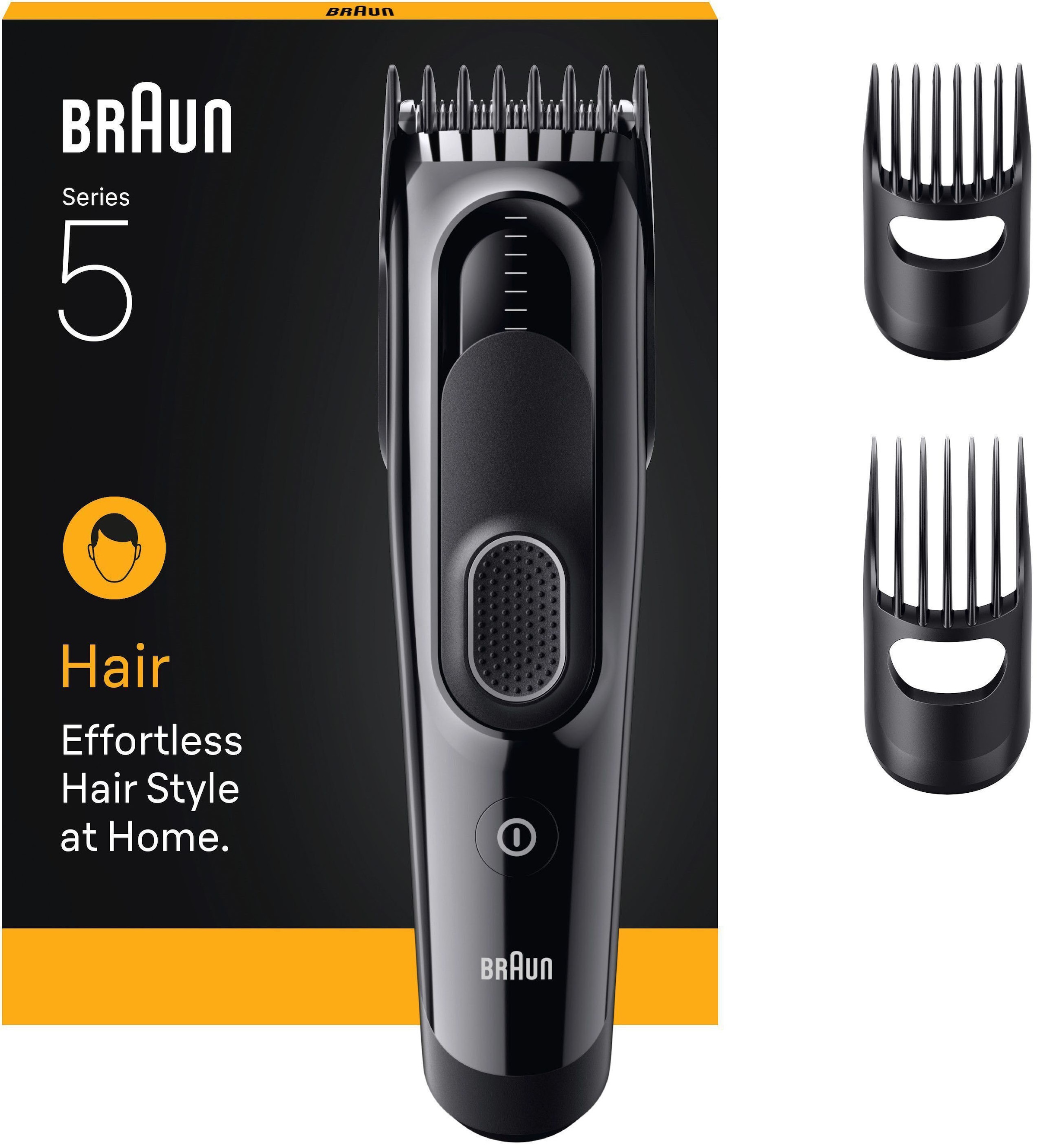 Image of Braun Haarschneider "Haarschneider HC5530" Lebenslang scharfe Klinge, 17 Längeneinstellungen, 50 Min Laufzeit