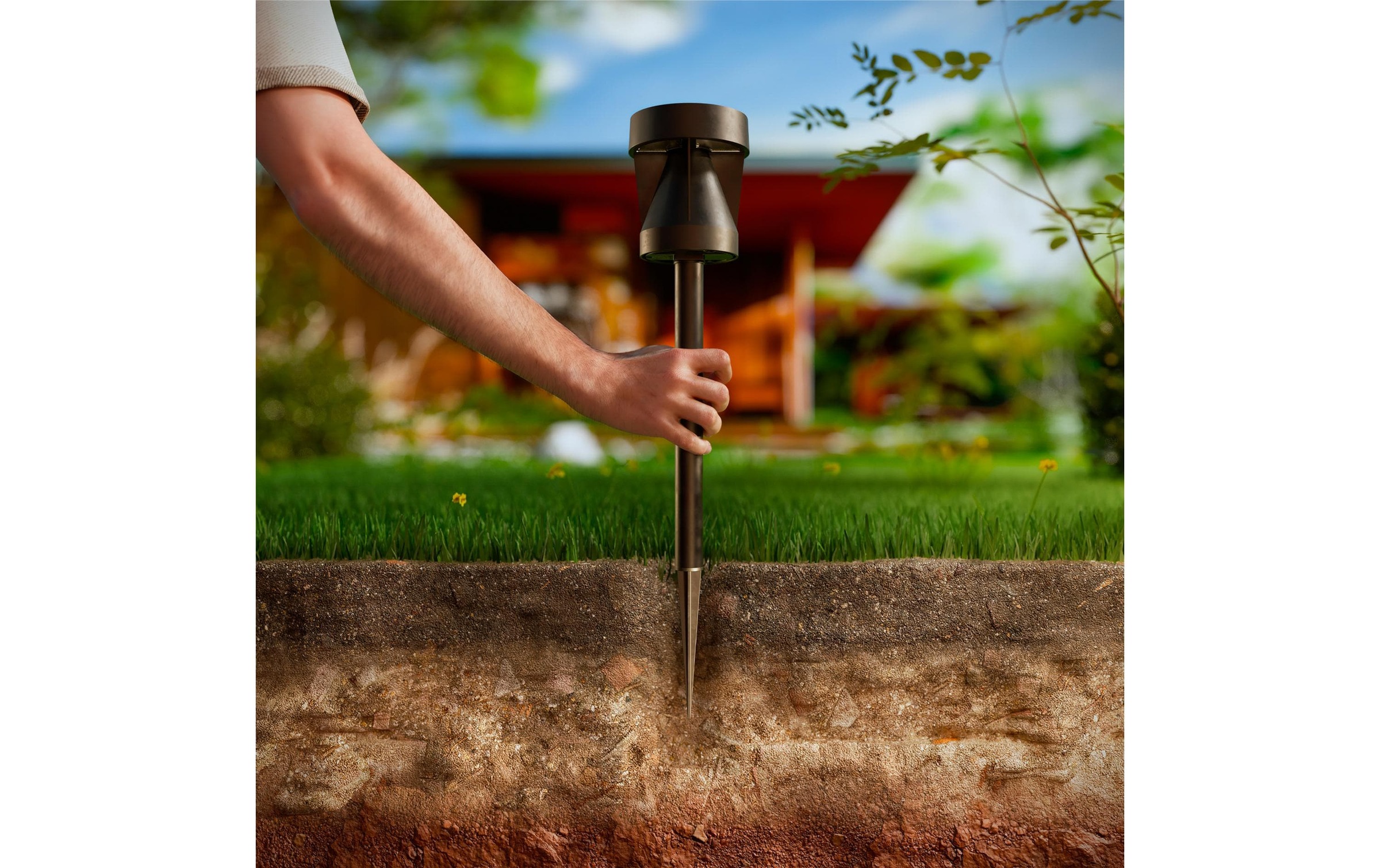 Philips LED Solarleuchte Warmweiss