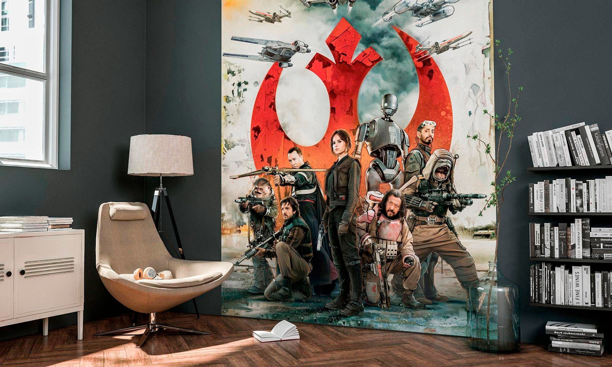 Komar Vliestapete »Digitaldruck Vlies - Star Wars Rebels - Grösse 200 x 250 cm«, bedruckt, Kinderzimmer