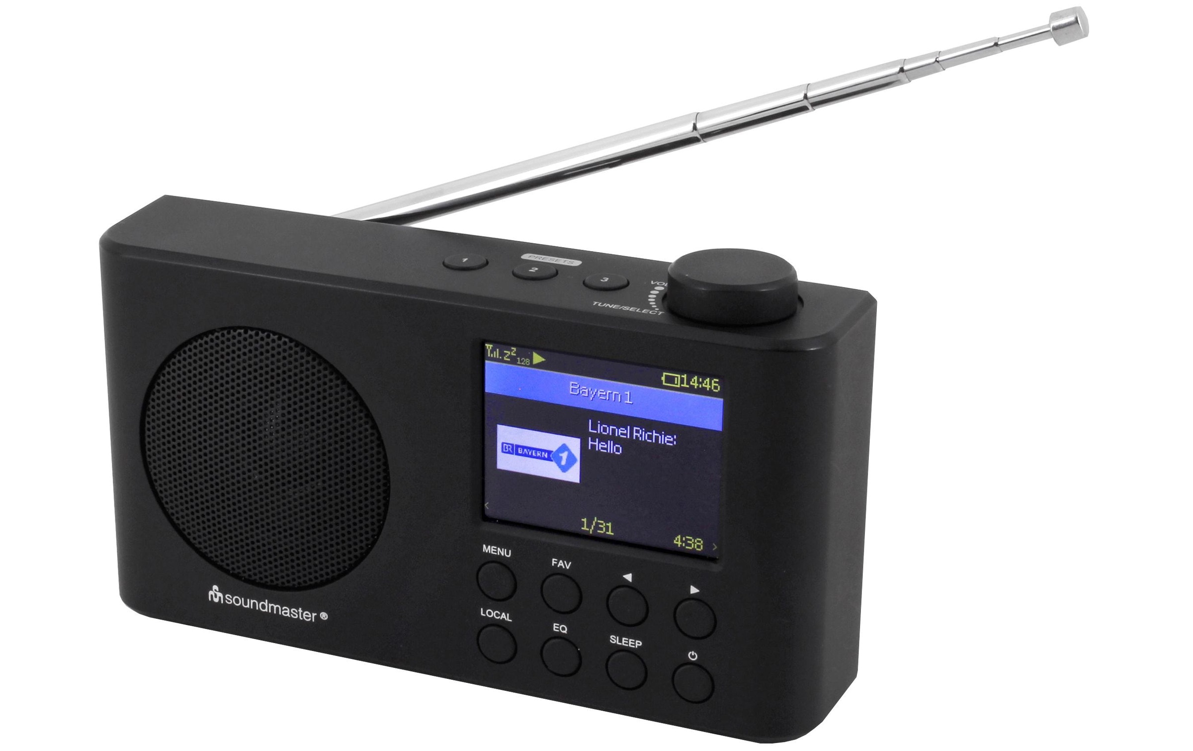 Soundmaster Internet-Radio »Radio IR6500SW«, (Bluetooth-WLAN Digitalradio (DAB+)-FM-Tuner-Internetradio)