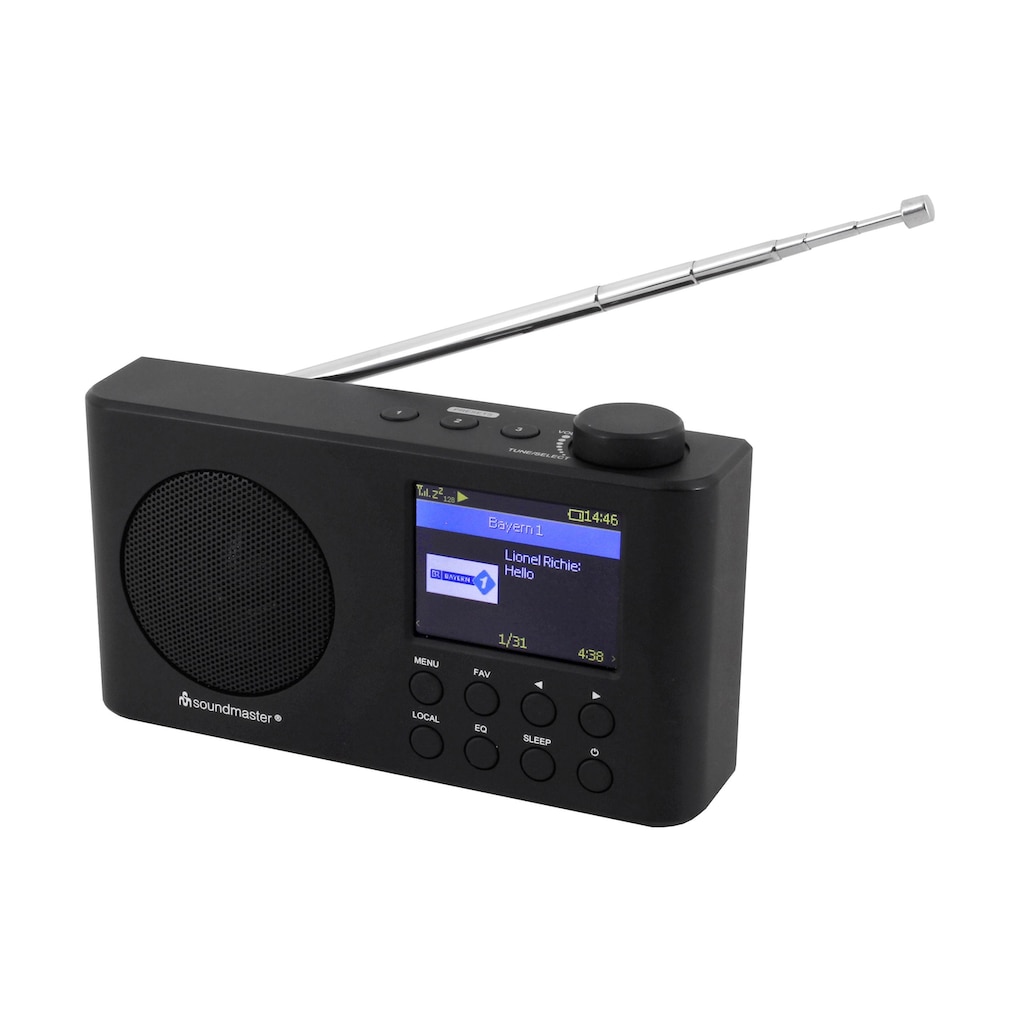 Soundmaster Internet-Radio »Radio IR6500SW«, (Bluetooth-WLAN Digitalradio (DAB+)-FM-Tuner-Internetradio)