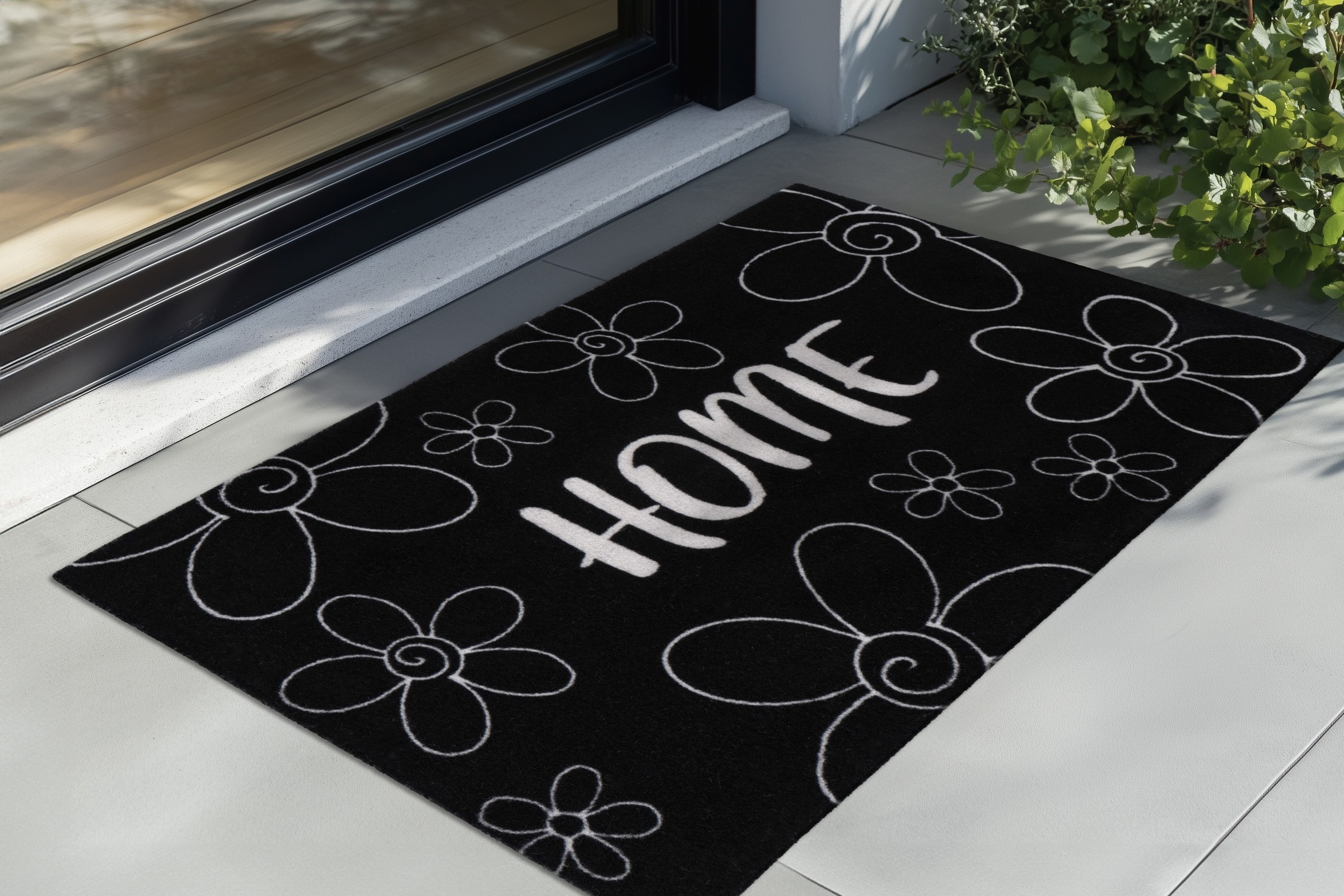 Kayoom Fußmatte "Cosy Entry 225" rechteckig 6 mm Höhe Türmatte, Schmutzfang, Home, EIngang