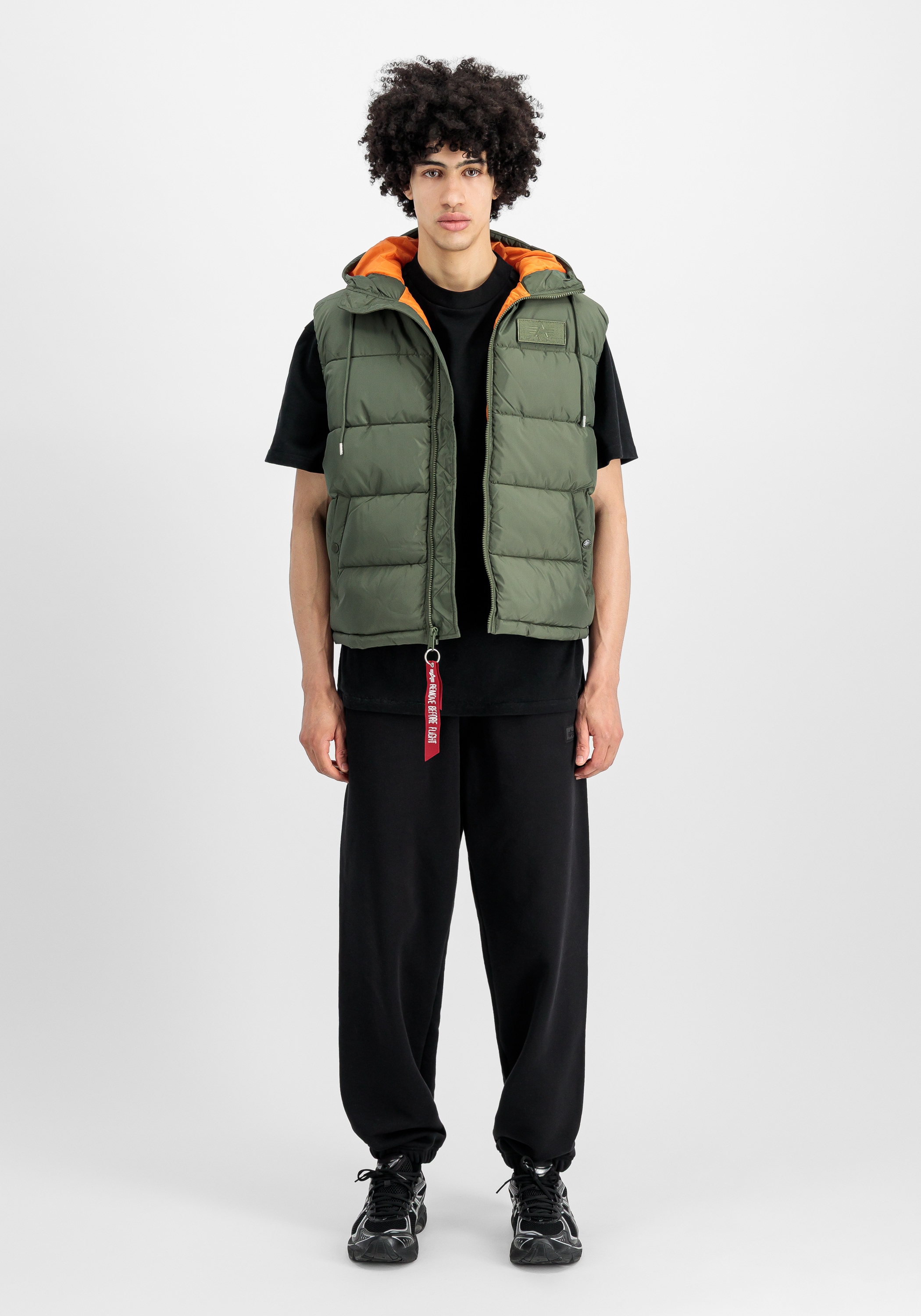 Alpha Industries Blouson »Hooded Puffer Vest FD«