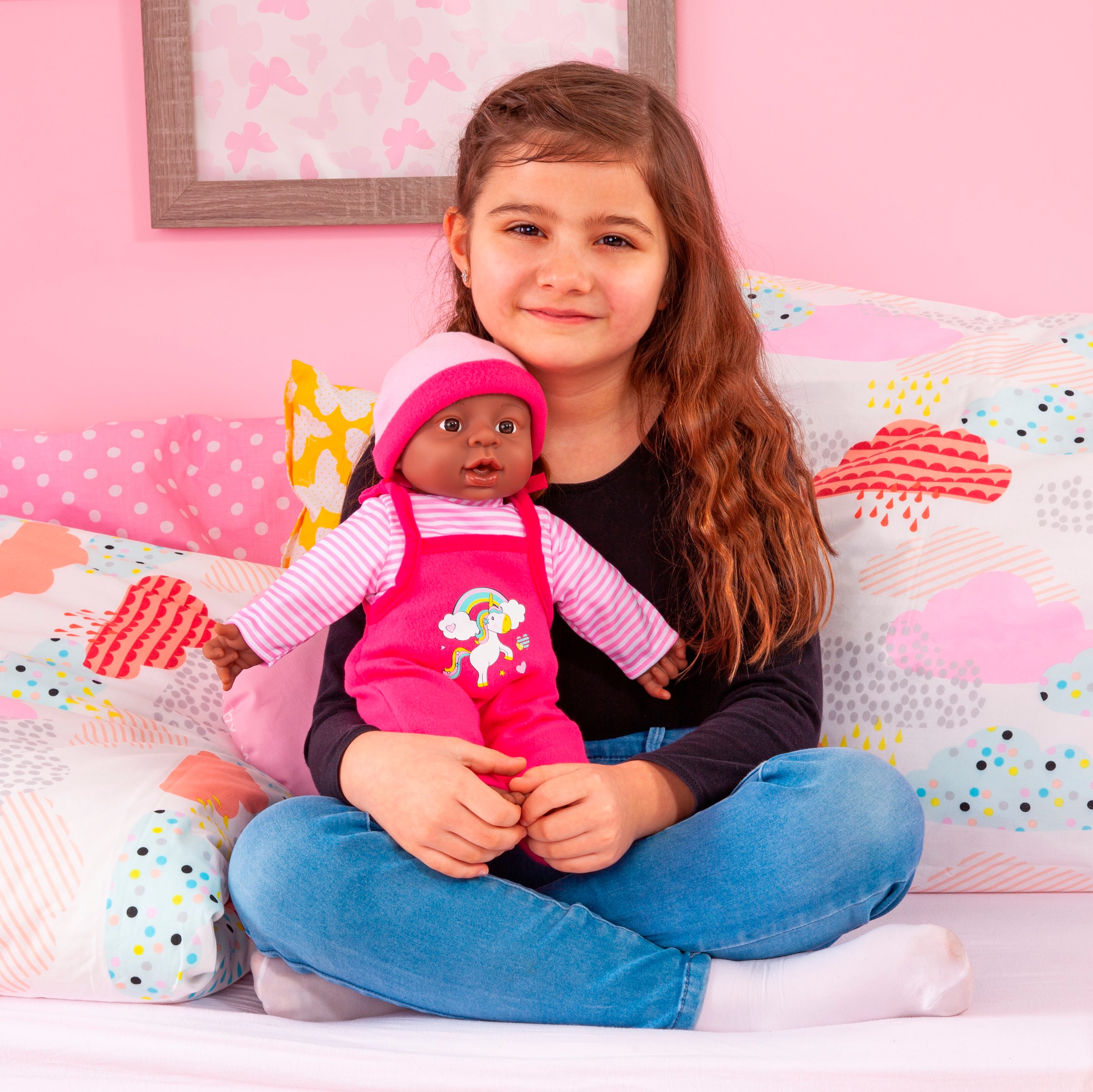 Bayer Babypuppe »Interactive Baby Girl, 40cm«