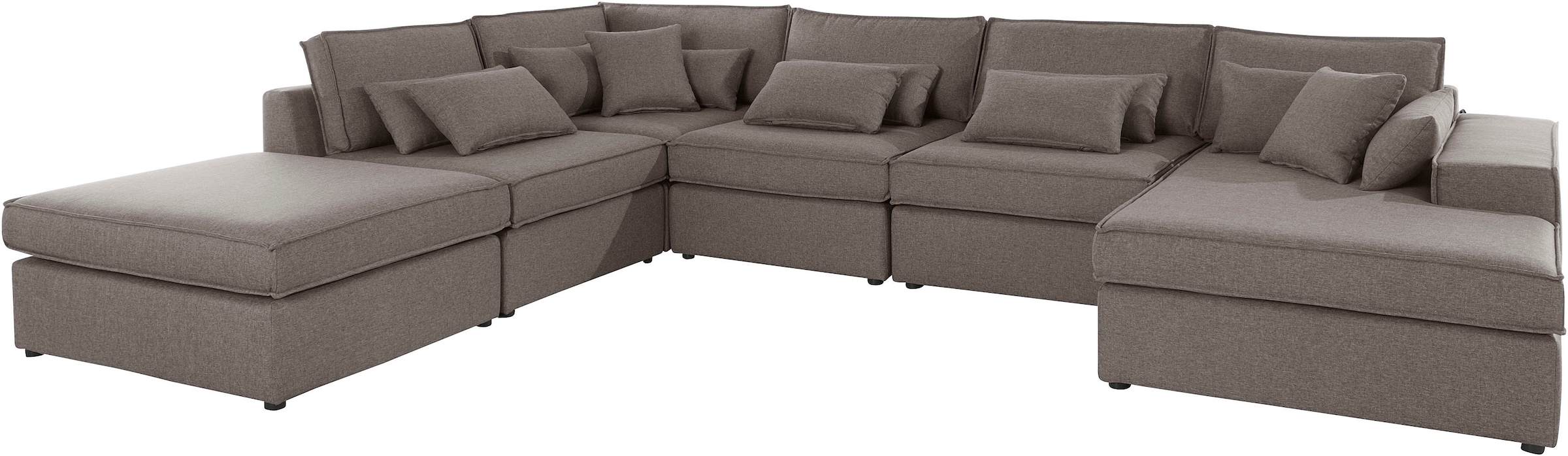 GOODproduct Paysage de salon »Florid U-Form« 6 Teile, bestehend aus Modulen, viele Bezugsqualitäten, auch in Cord